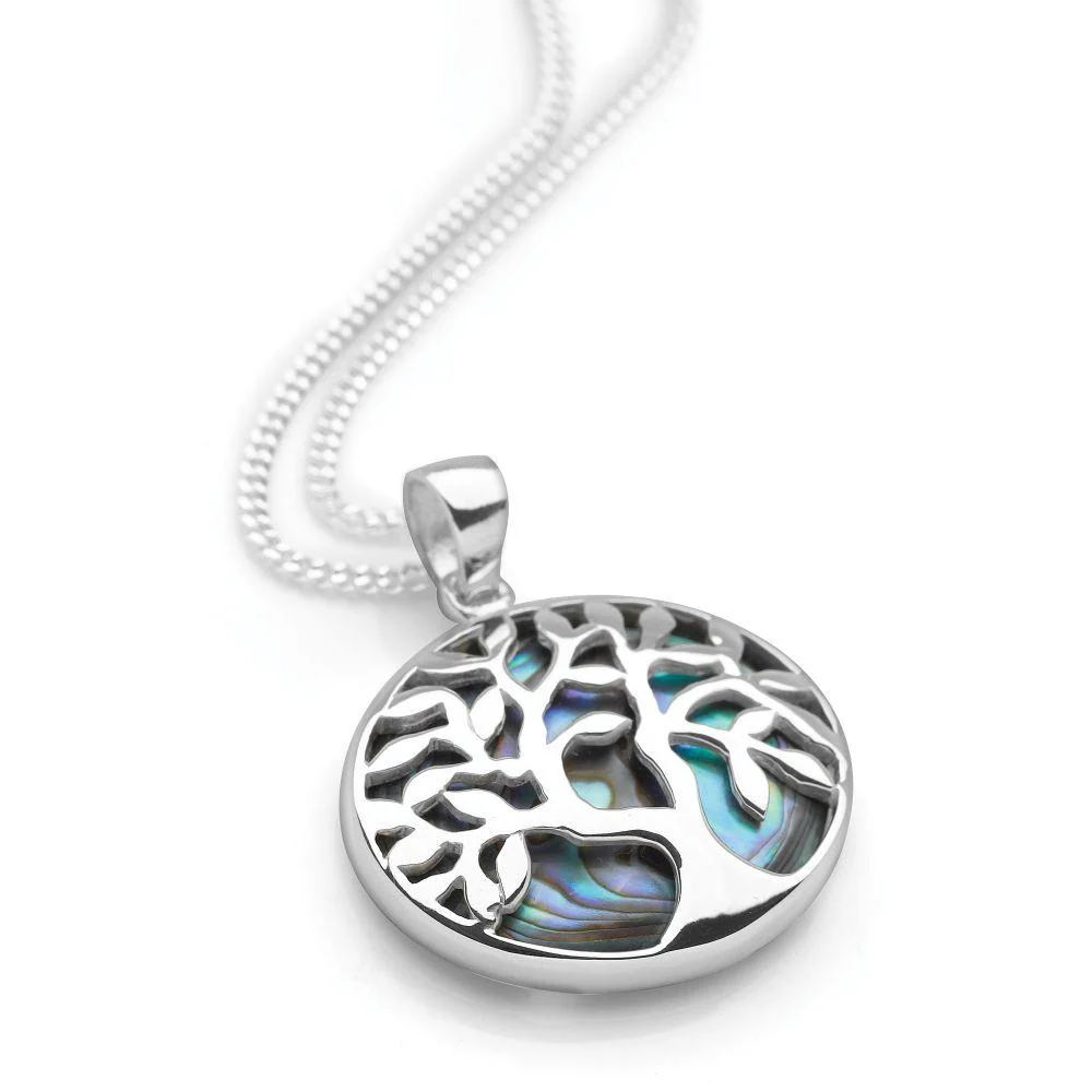 Abalone Tree of Life Pendant