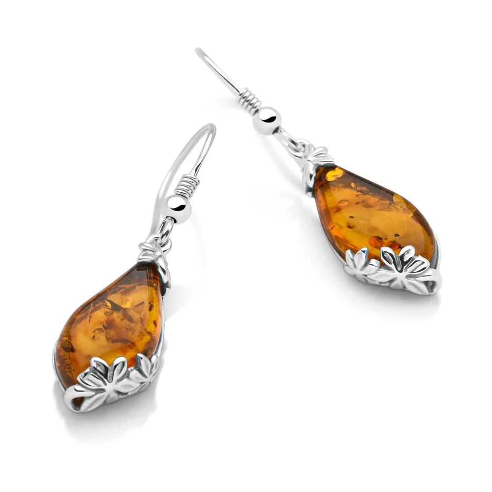 Heavenly Amber Earrings