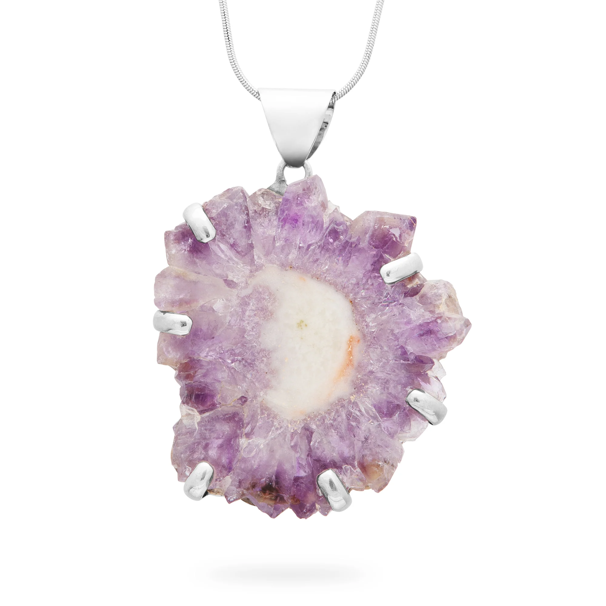 Amethyst Geode Pendant (B575P01)