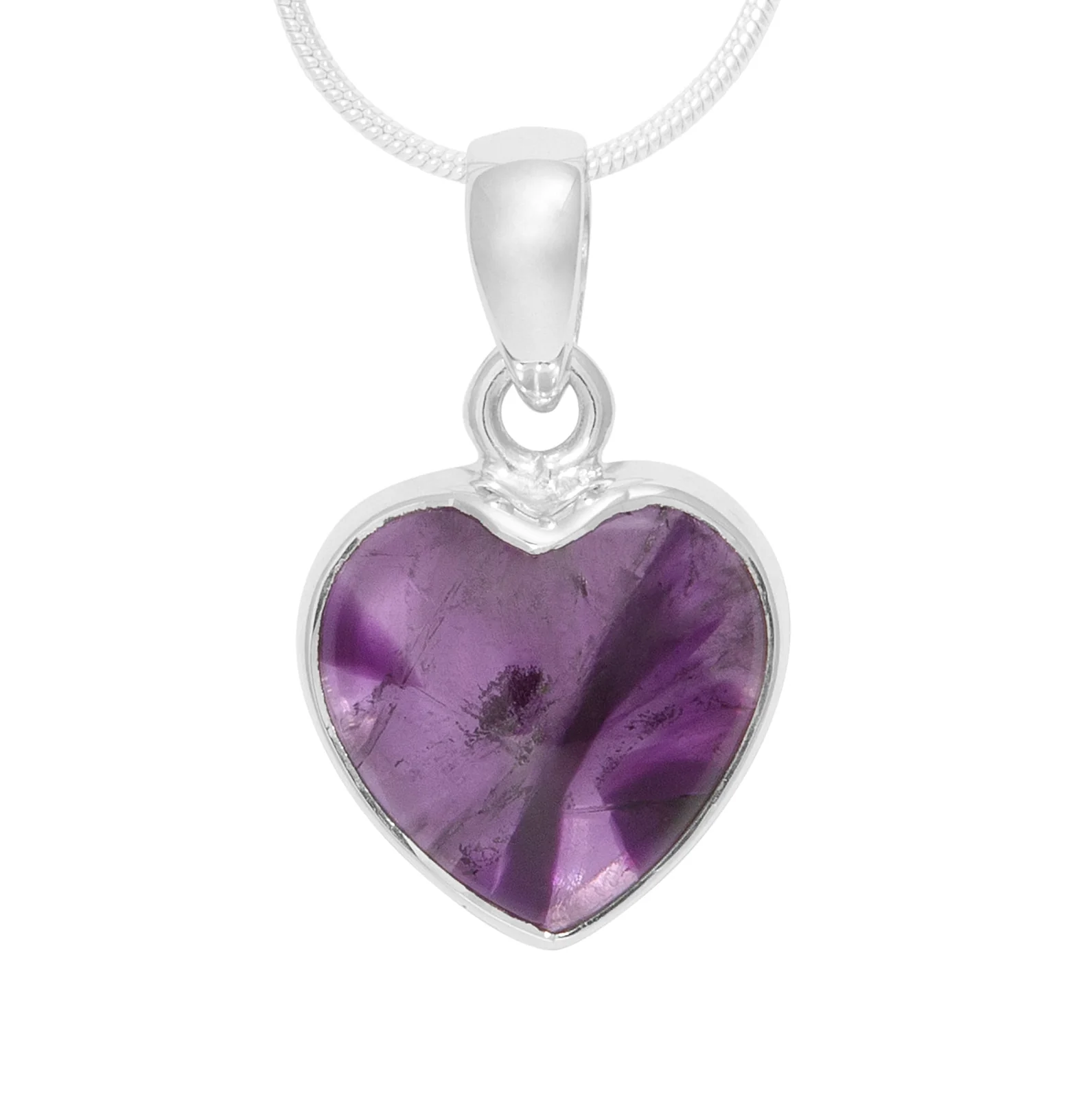 Purple Heart Amethyst Pendant (B700P01)