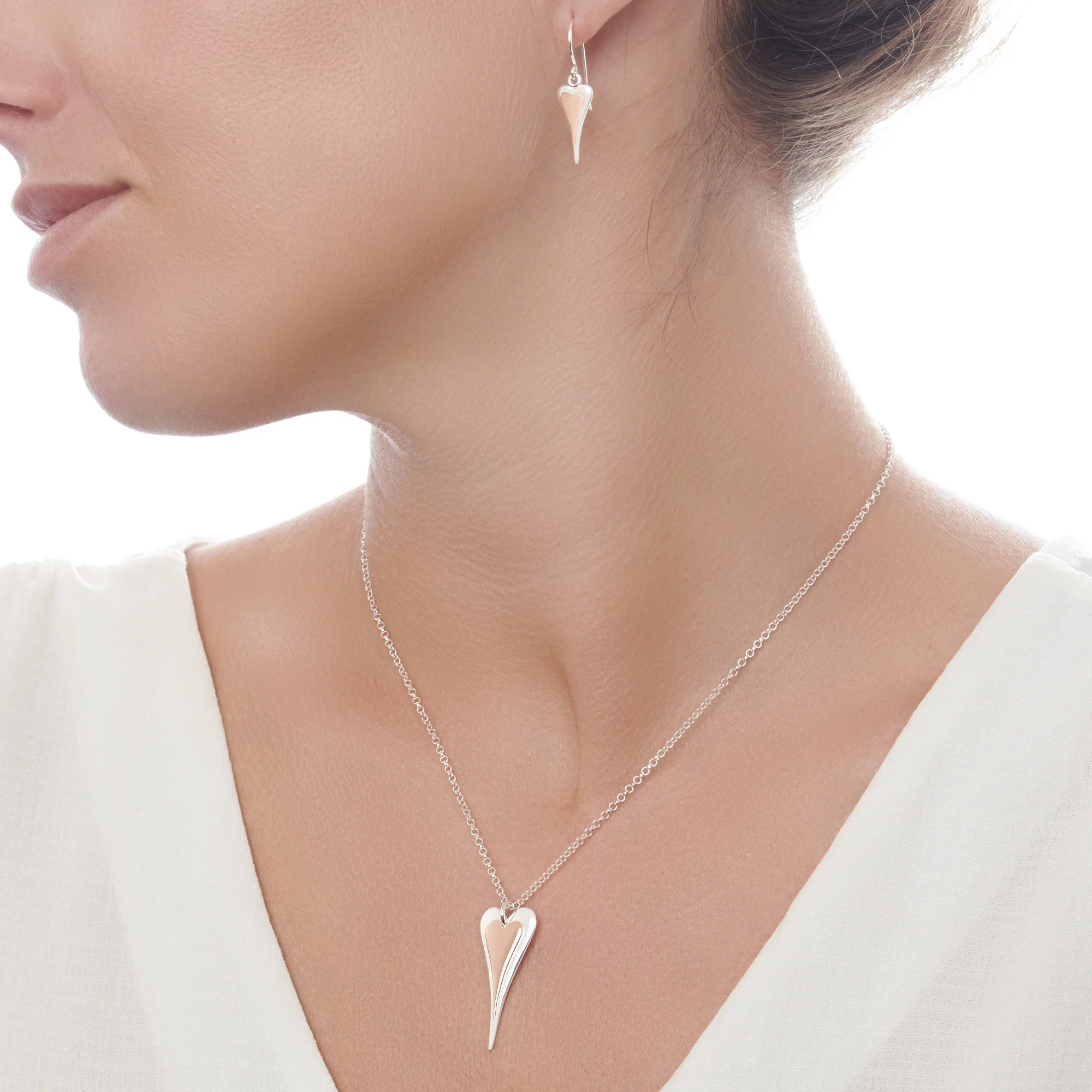 Amour Fusion Heart Necklace - Image 4