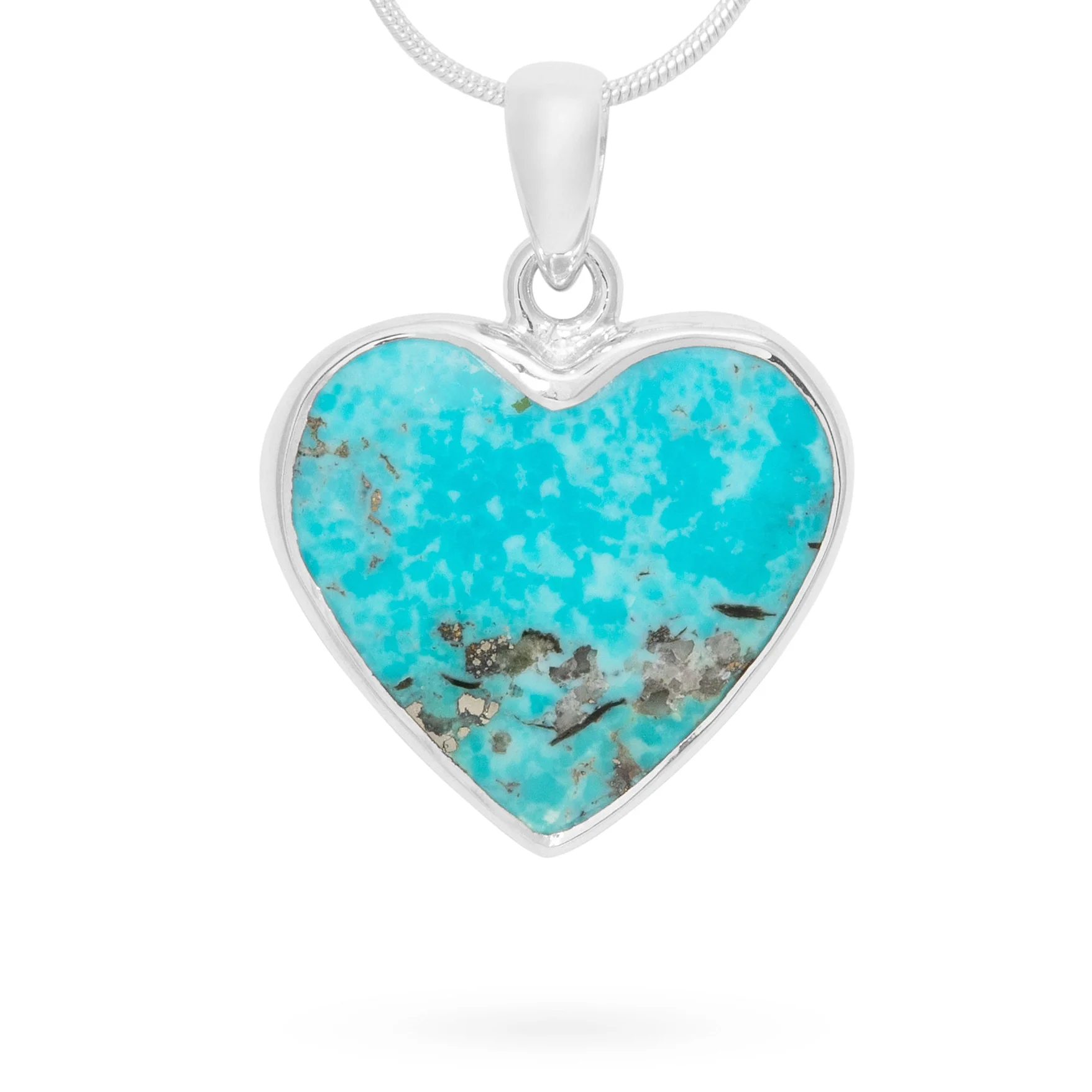 Arizona Turquoise Heart Pendant (B705P01)