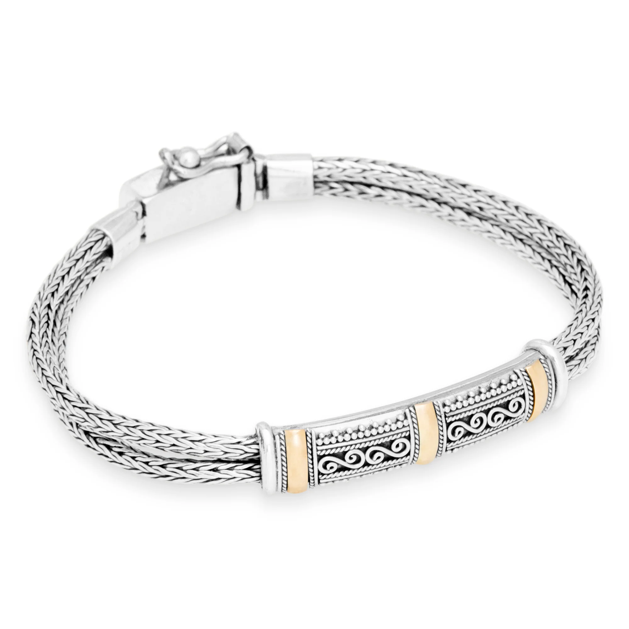 Bali Double Foxtail Bracelet (B662BRC01)
