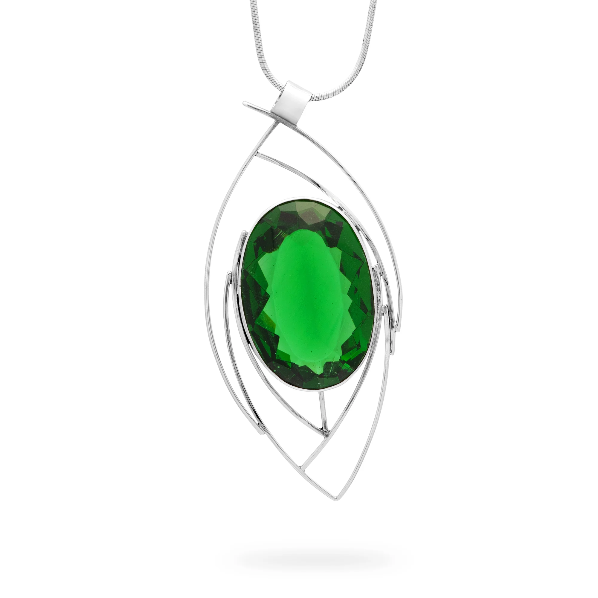 Bali Deco Green Quartz Pendant (B523P01)