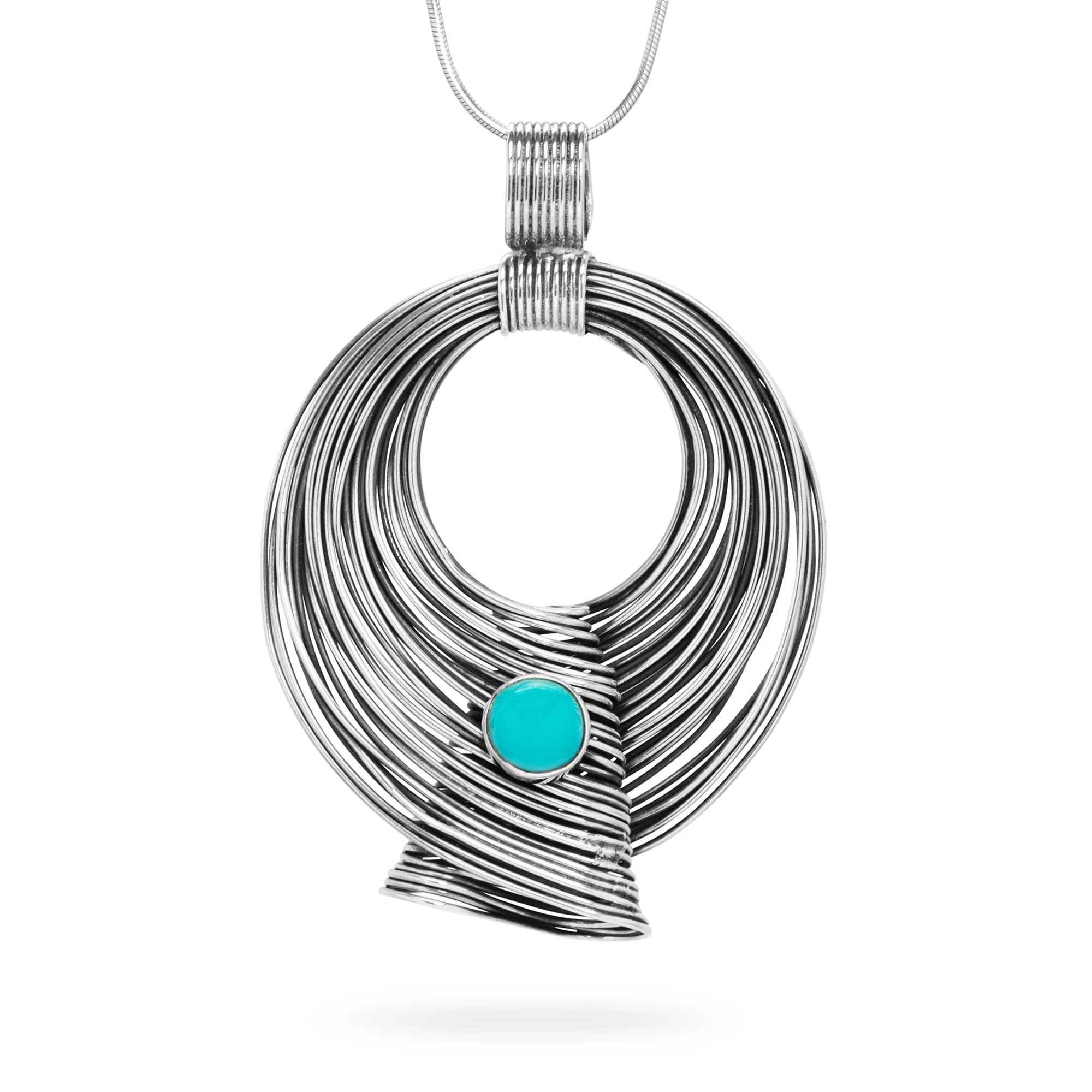 Bali Modern Turquoise Pendant (B624P01)