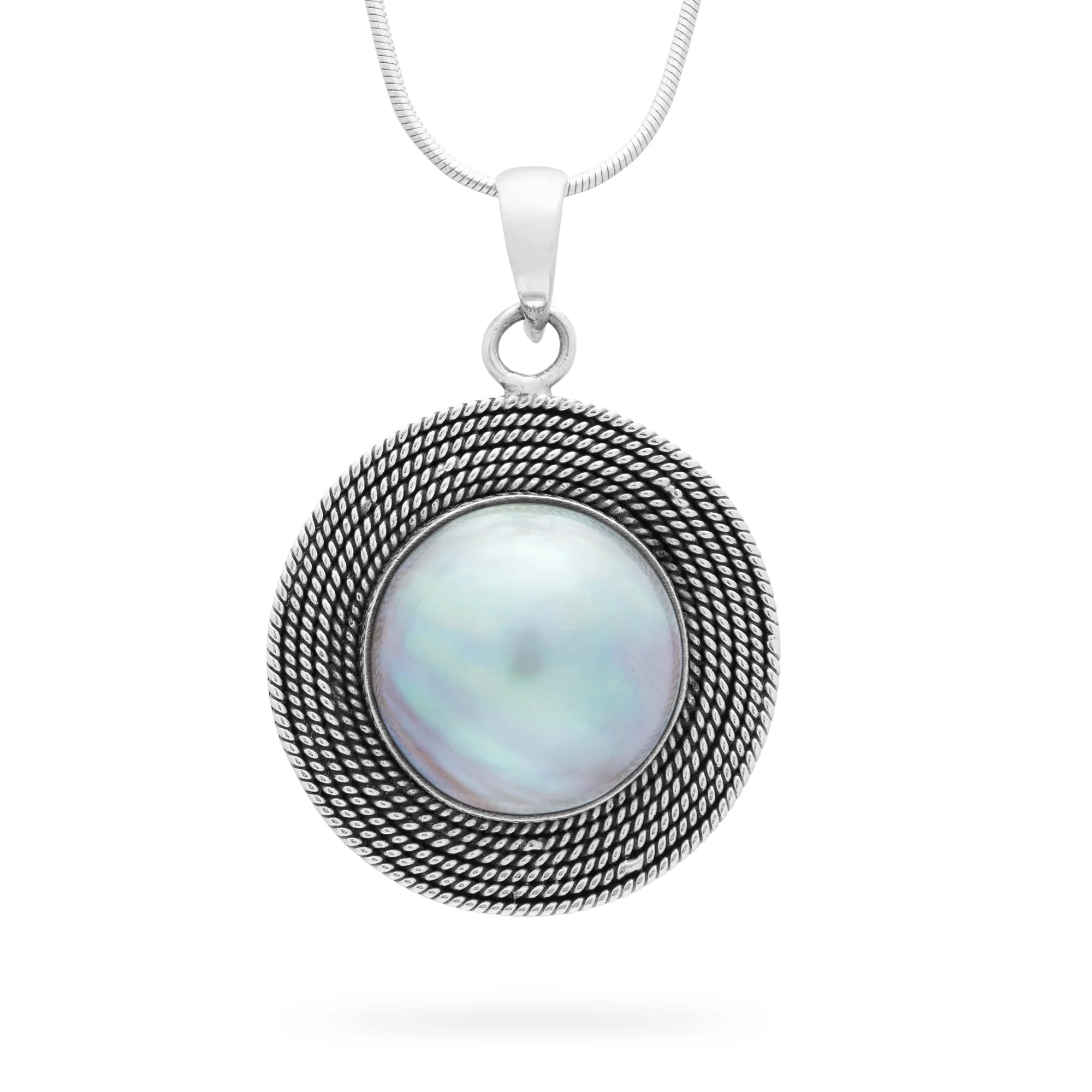 Bali Moon Pearl Pendant (B595P01)