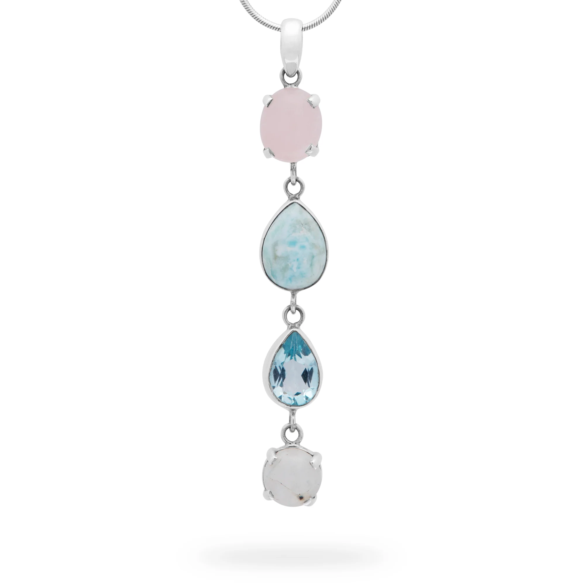 Bali Multi Mini Stone Pendant (B737P01)