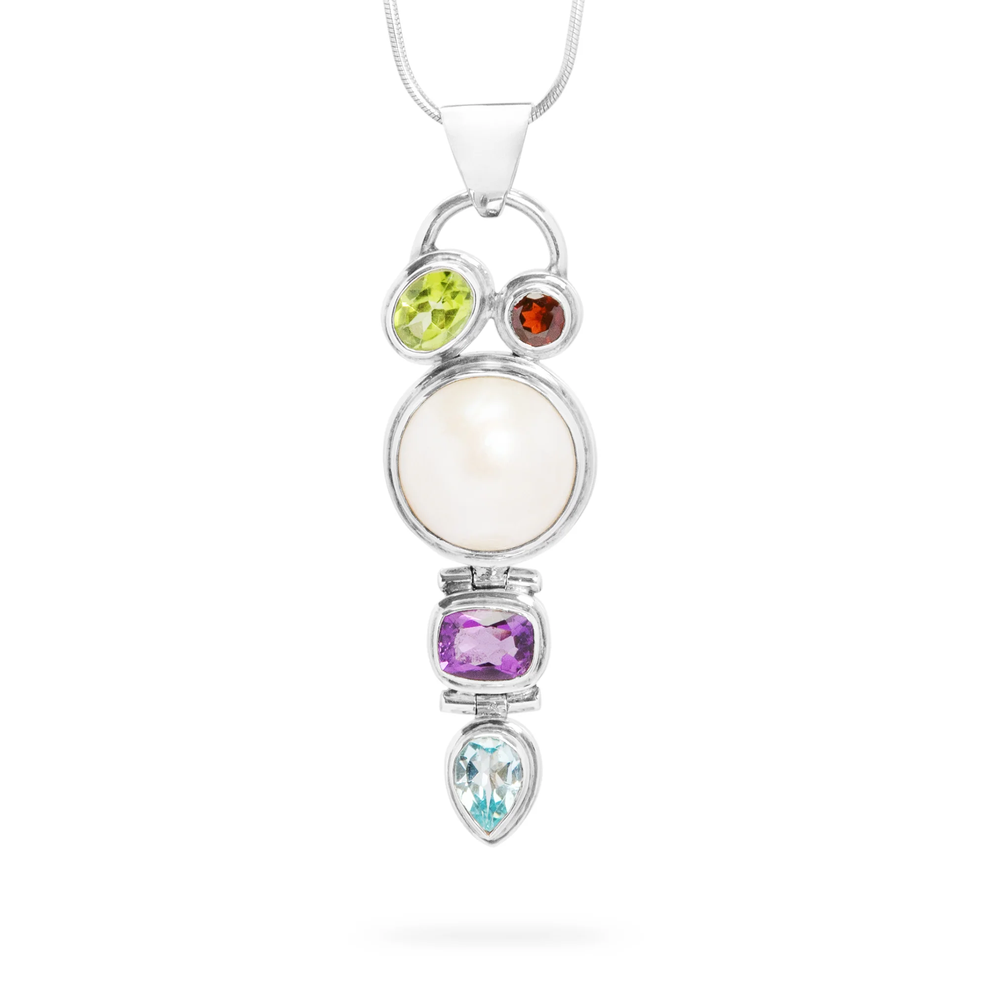 Bali Multi-Stone Pendant (B614P01)