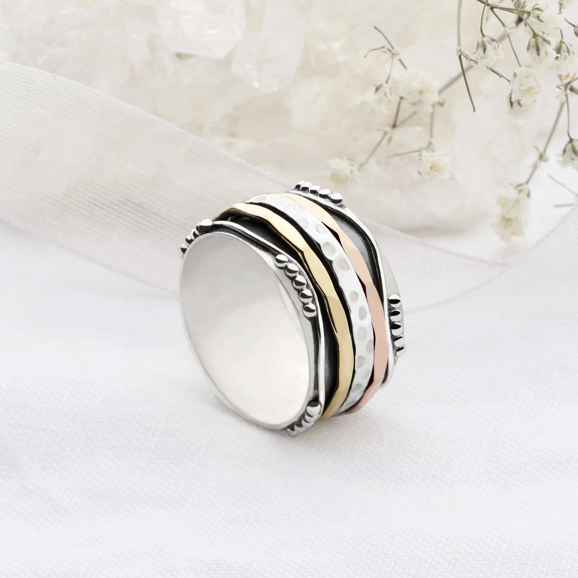 Bella Sunrise Spin Ring - Image 3