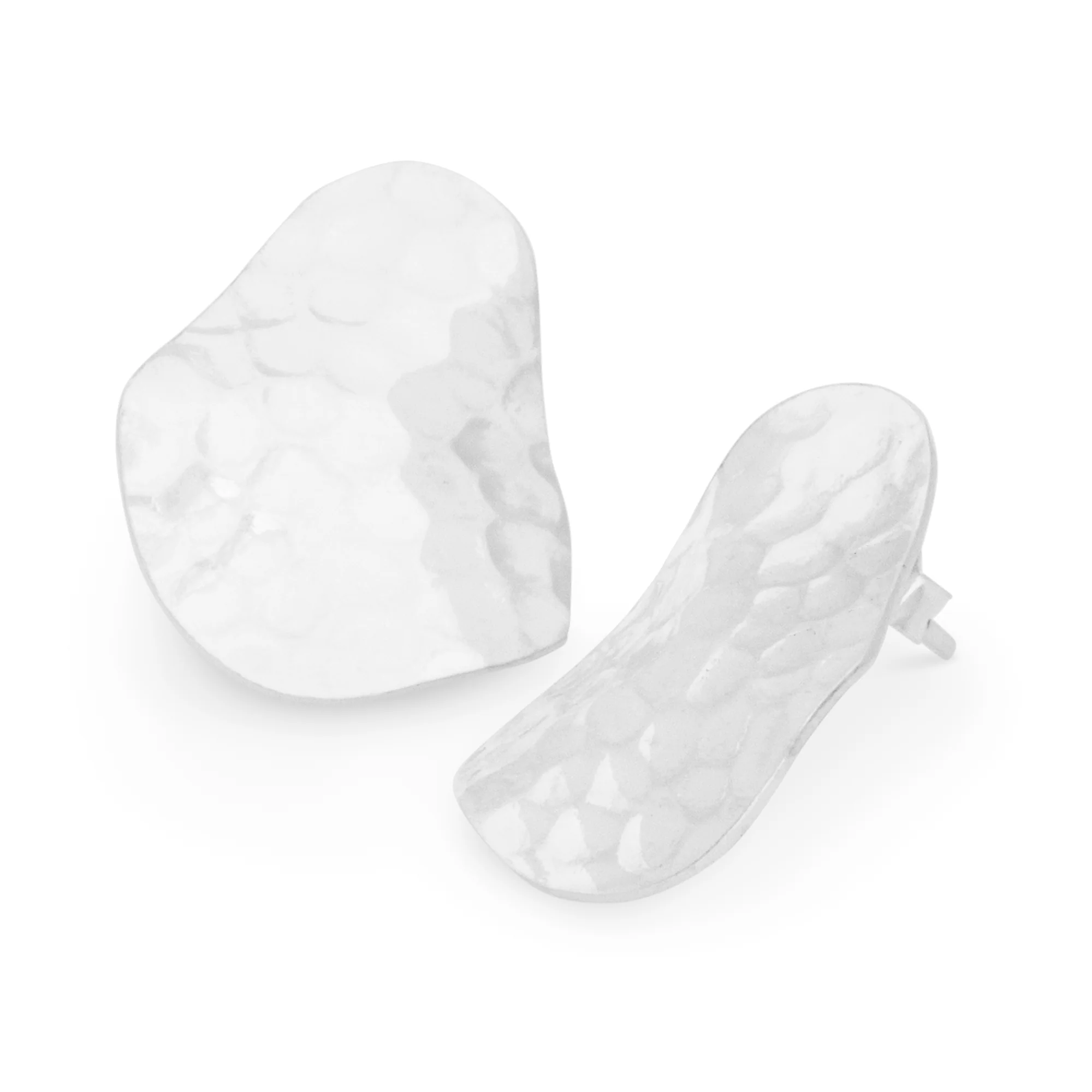 Bilbao Hammered Stud Earrings