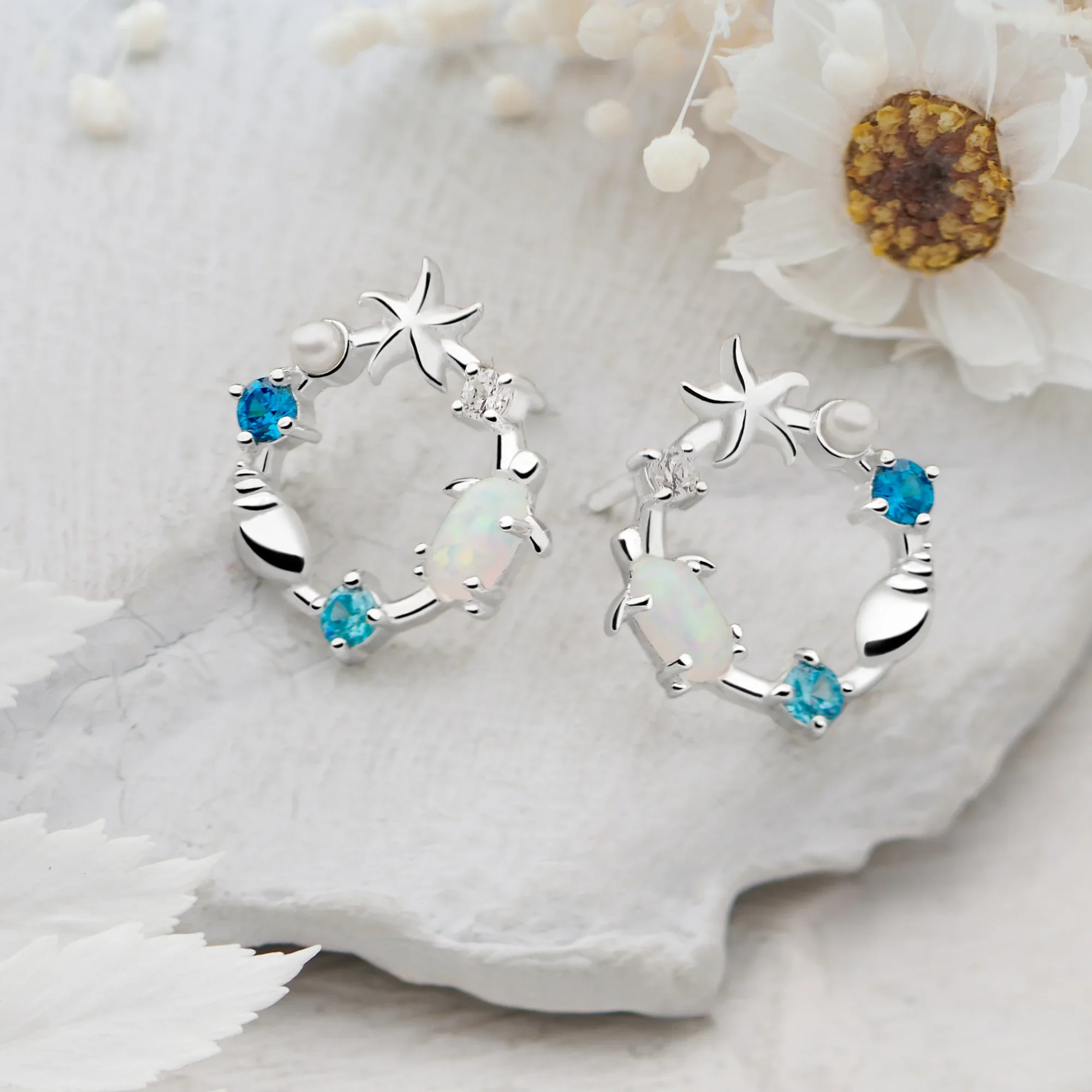 Blue Ocean Earrings - Image 3