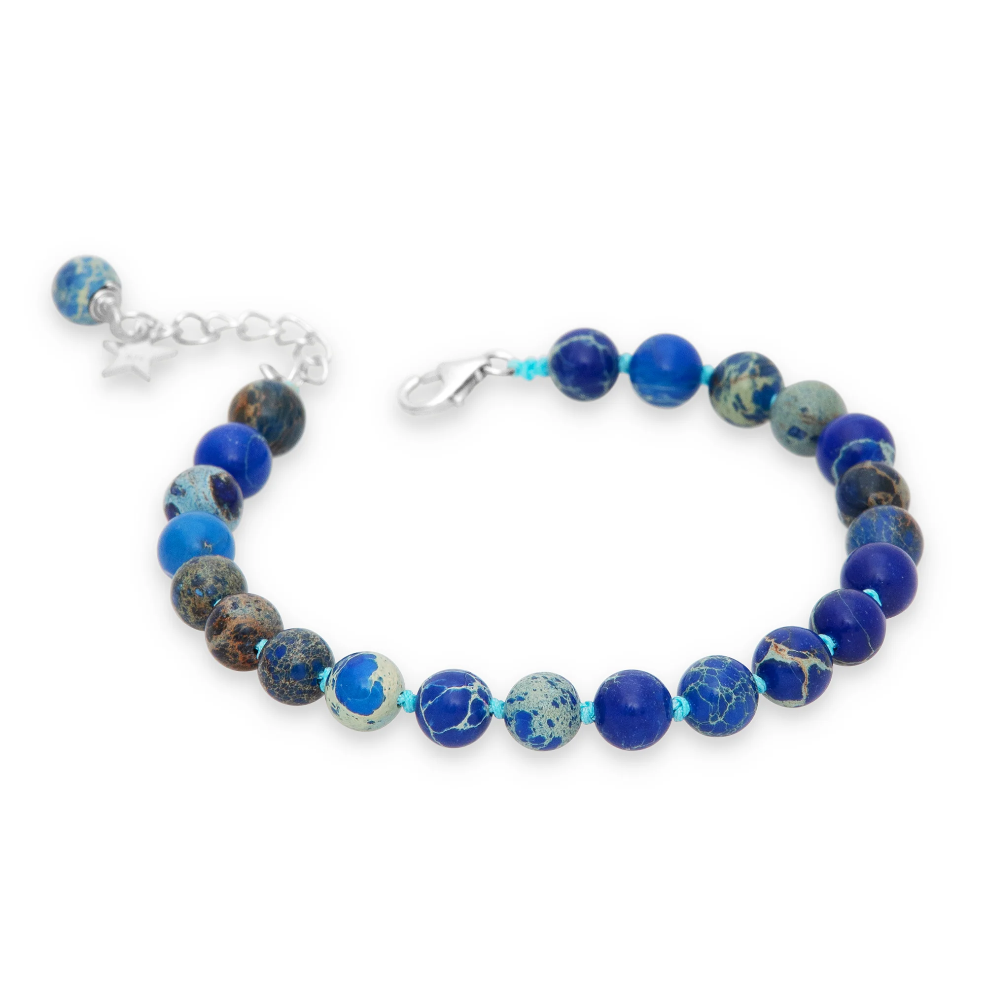 Blue Variscite Bead Bracelet - Image 5