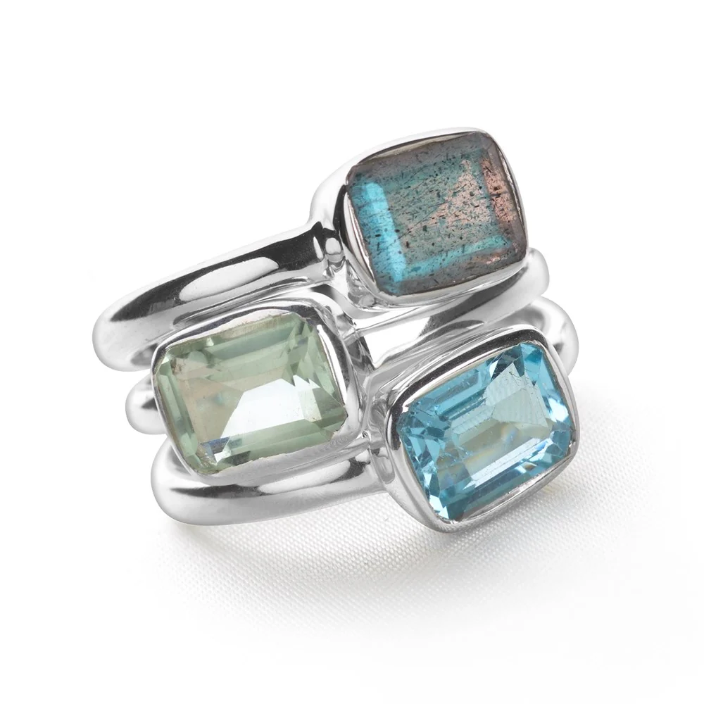 Bolly Stack Rings - Set of 3