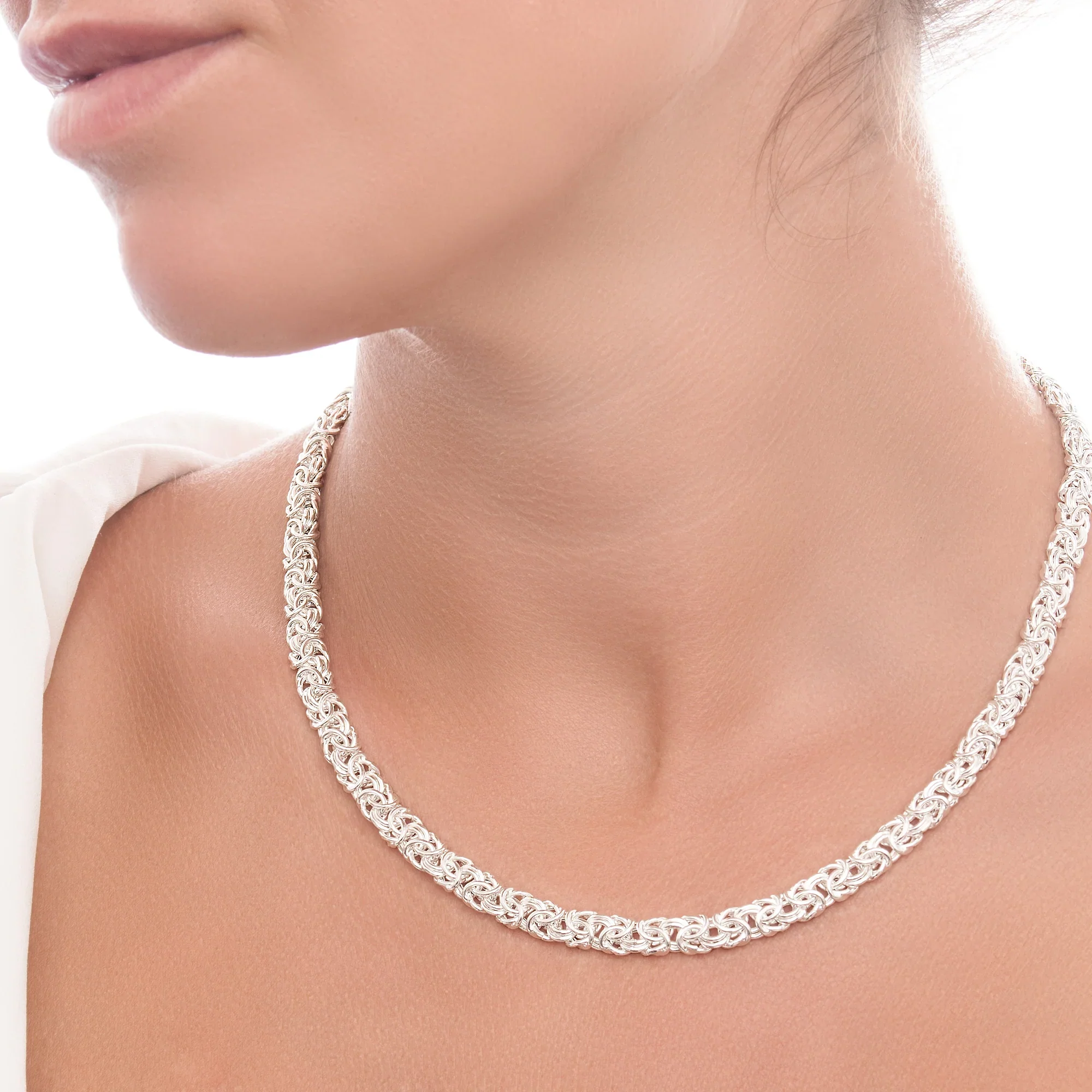Bologna Silver Necklace - Image 3