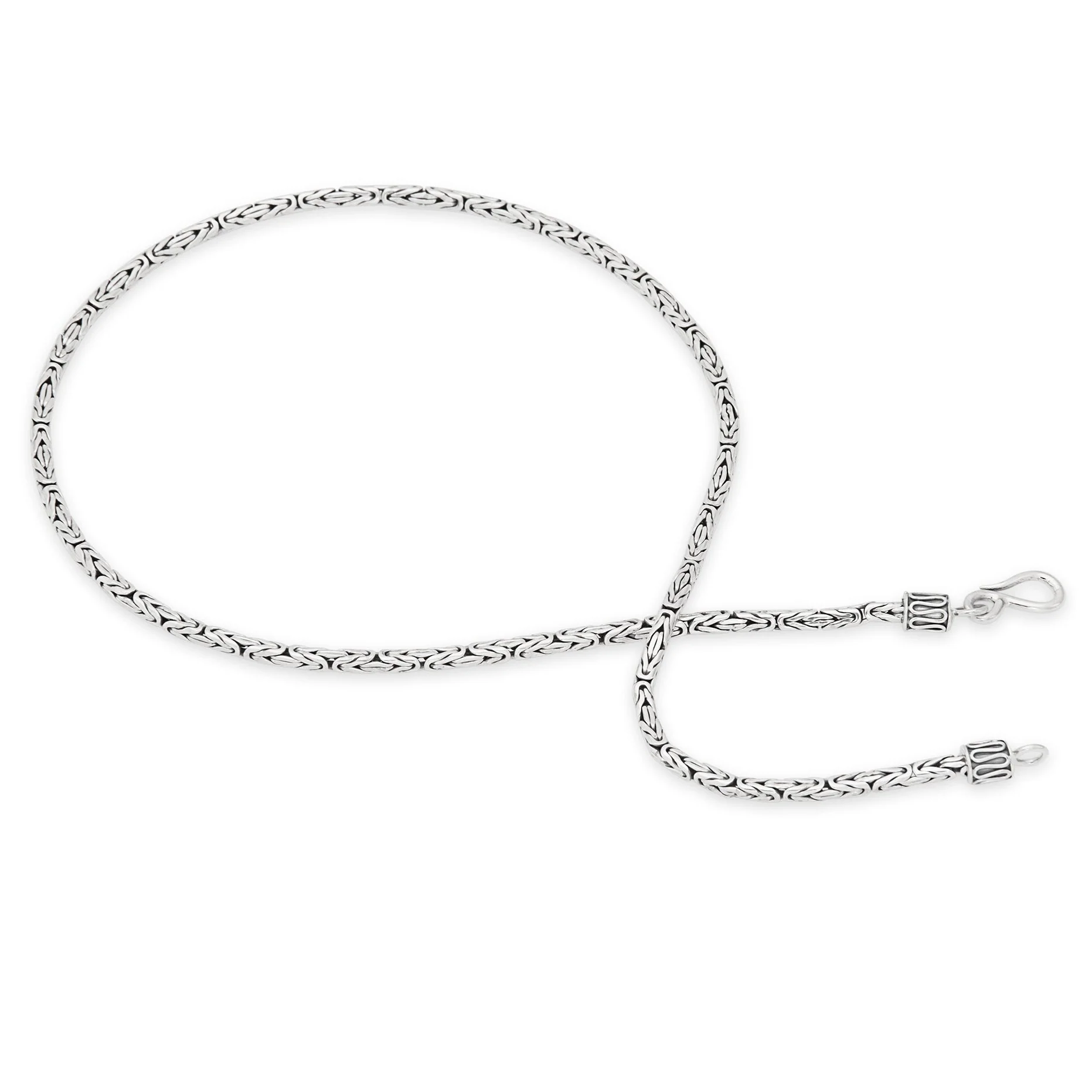 Borobudur Silver Chain Necklace