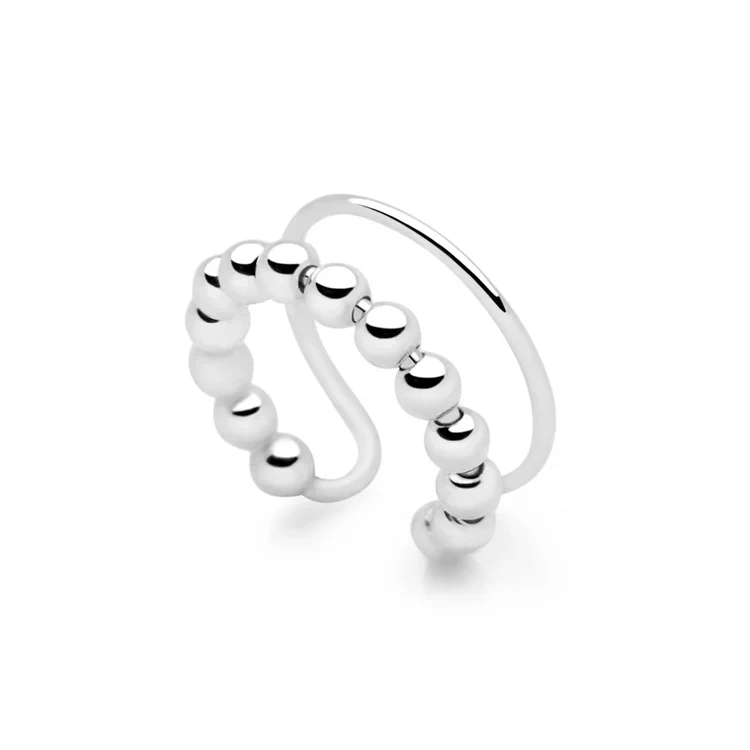 Boule Silver Ear Cuff