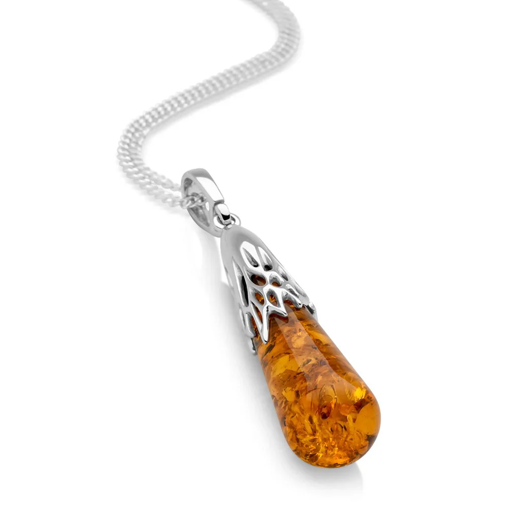 Melting Amber Pendant