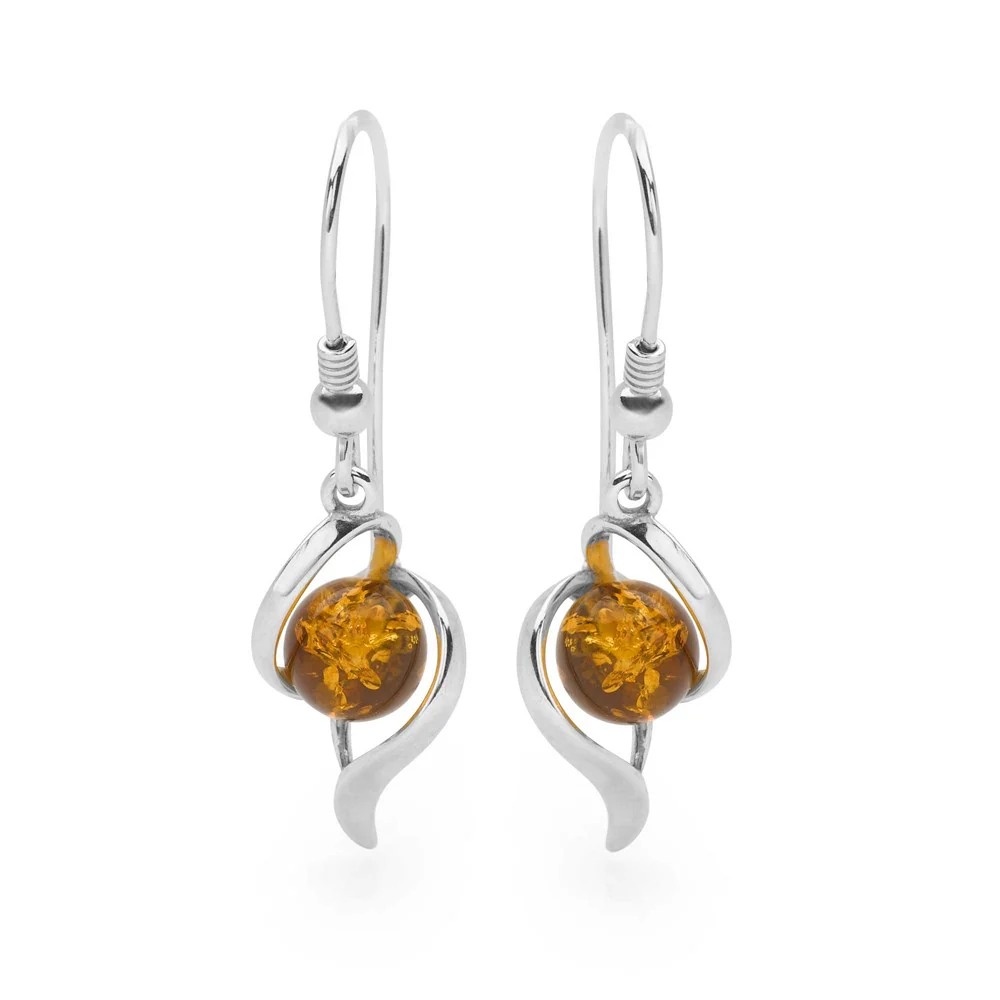 Celeste Amber Earrings - Image 3
