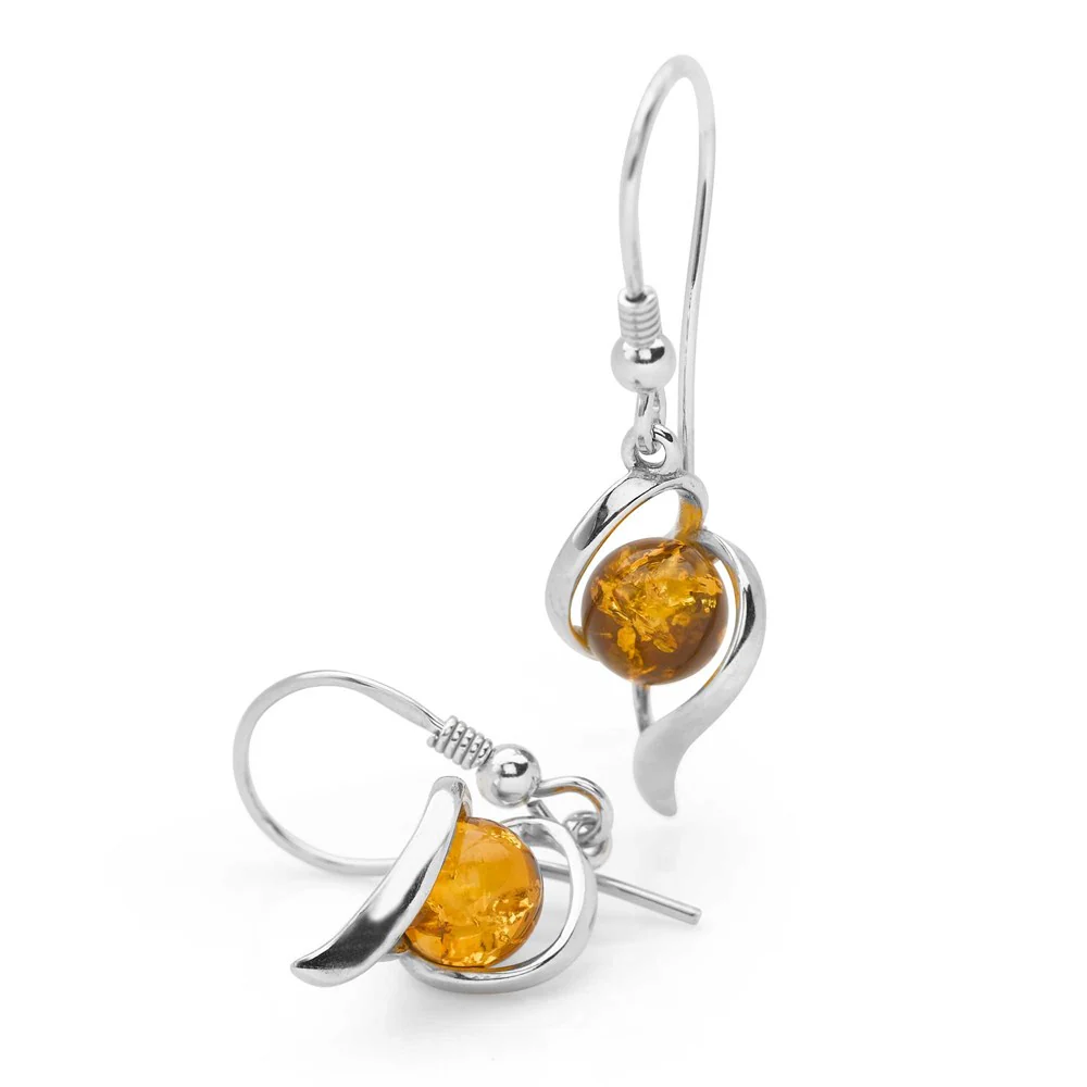 Celeste Amber Earrings - Image 4