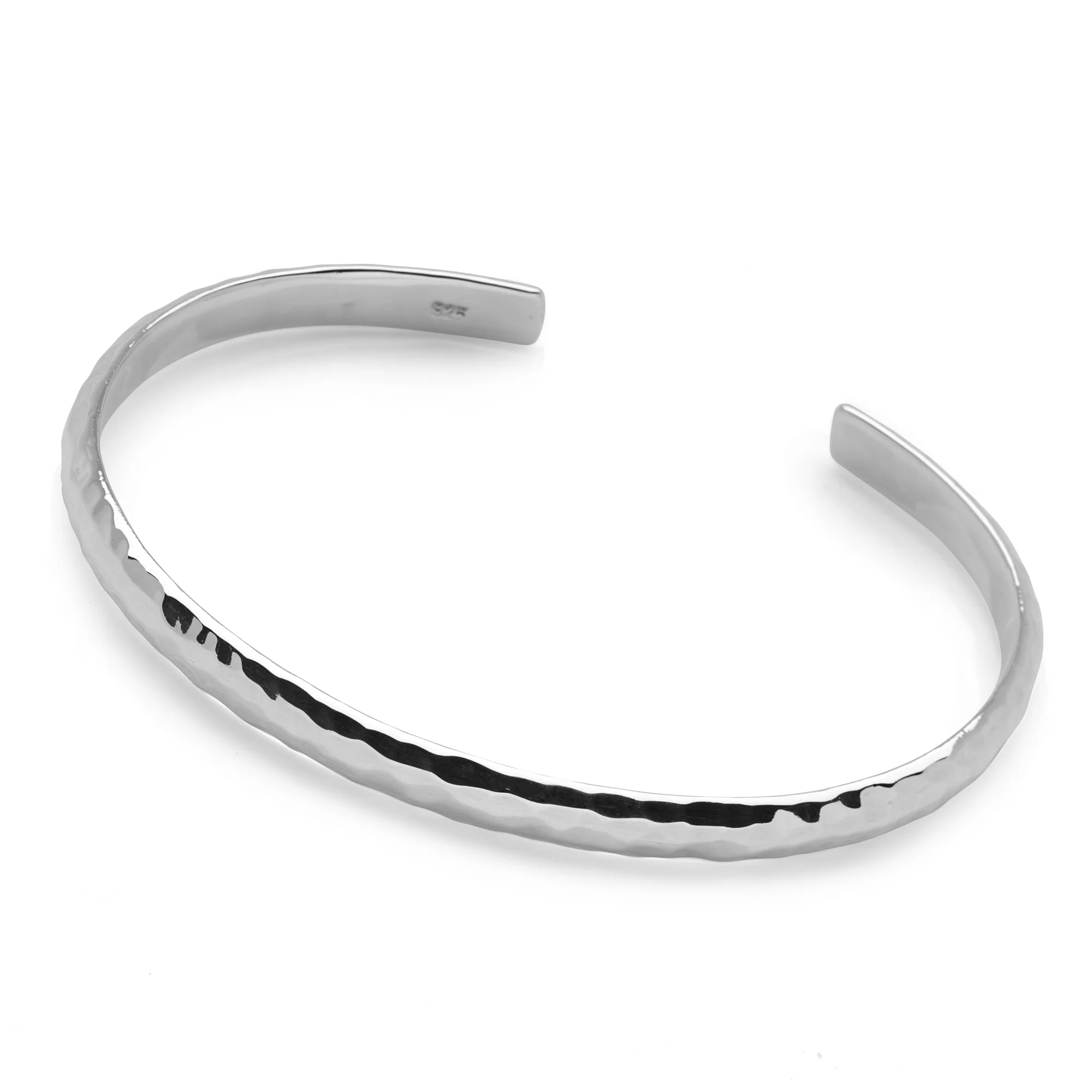 Classico Hammered Bangle - Image 5