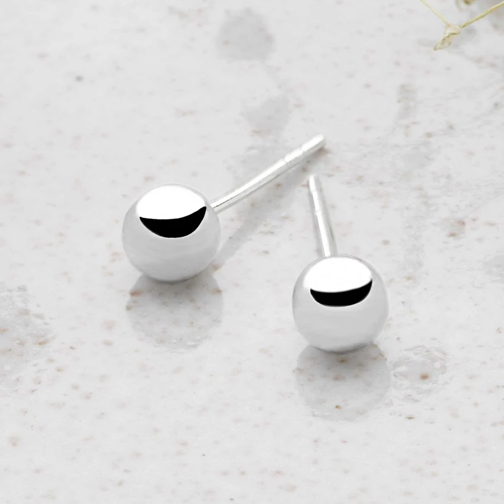 Classico Silver Studs - 9mm Large - Image 3