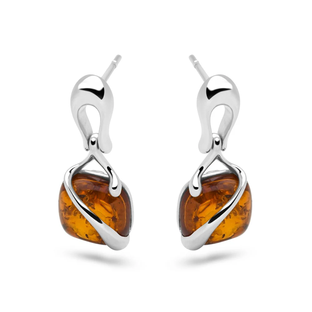 Cognac Honey Earrings - Image 5