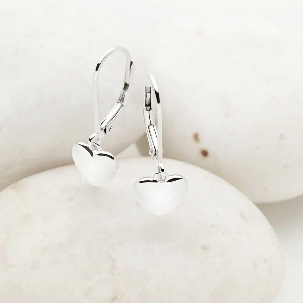 Dainty Heart Earrings - Image 4