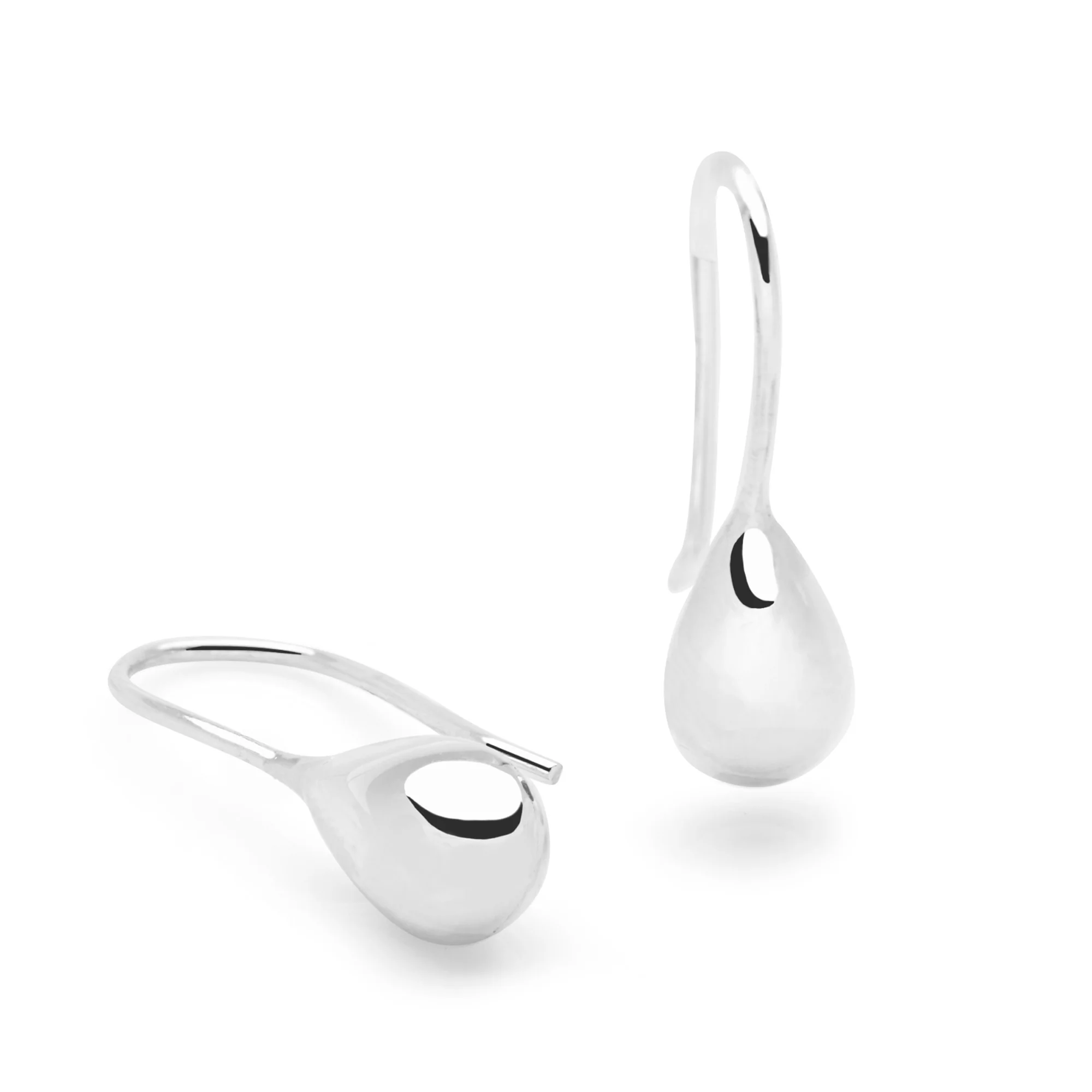 Dew Drop Silver Earrings