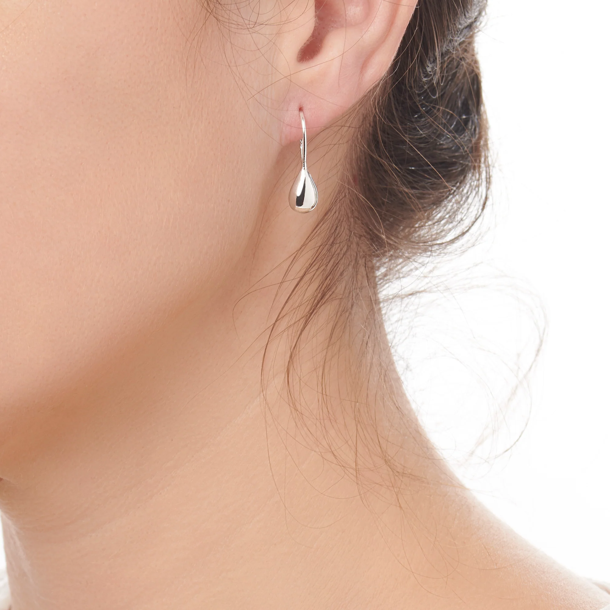 Dew Drop Silver Earrings - Image 5