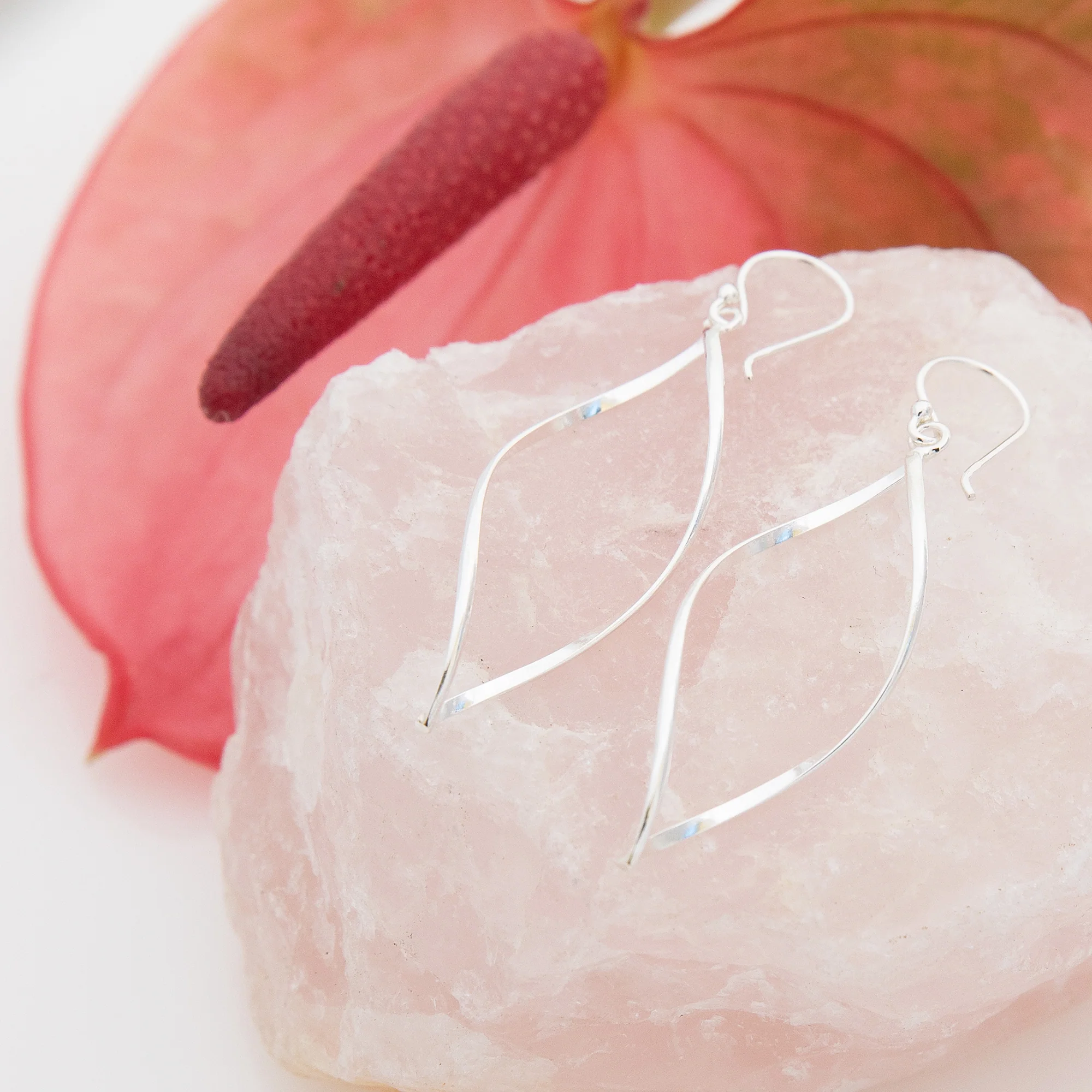 Diamond Twist Earrings - Image 2