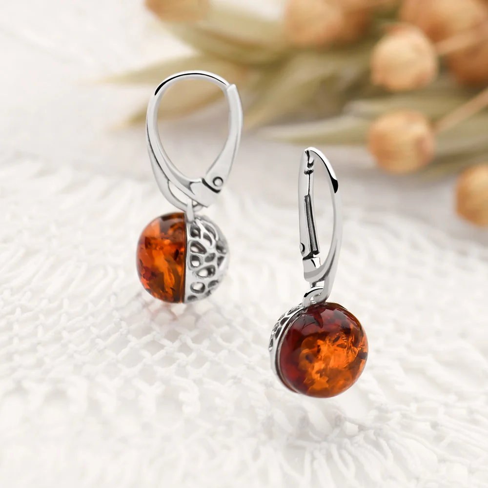 Orb of Fire Earrings - Image 4