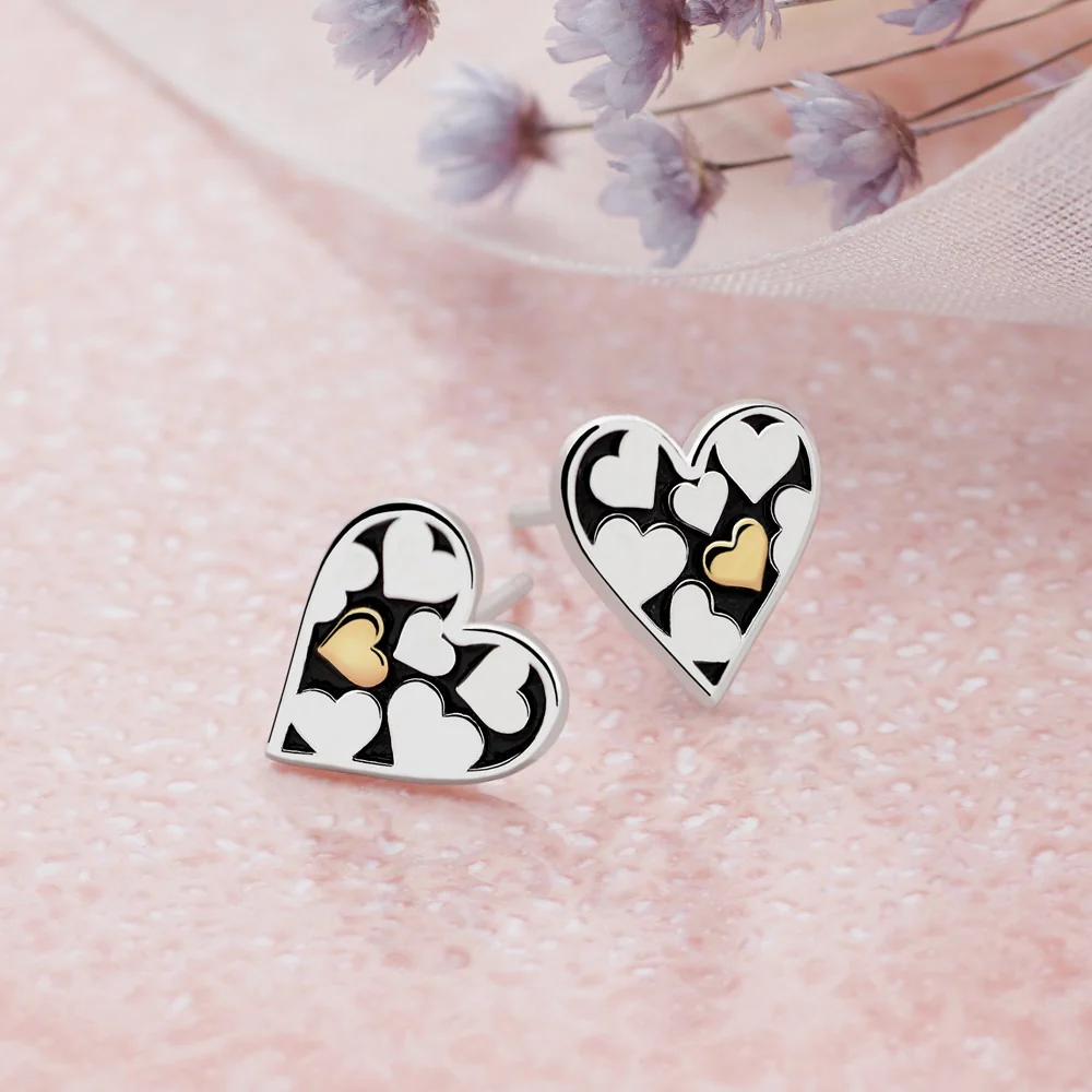 Heart of Gold Studs - Image 3