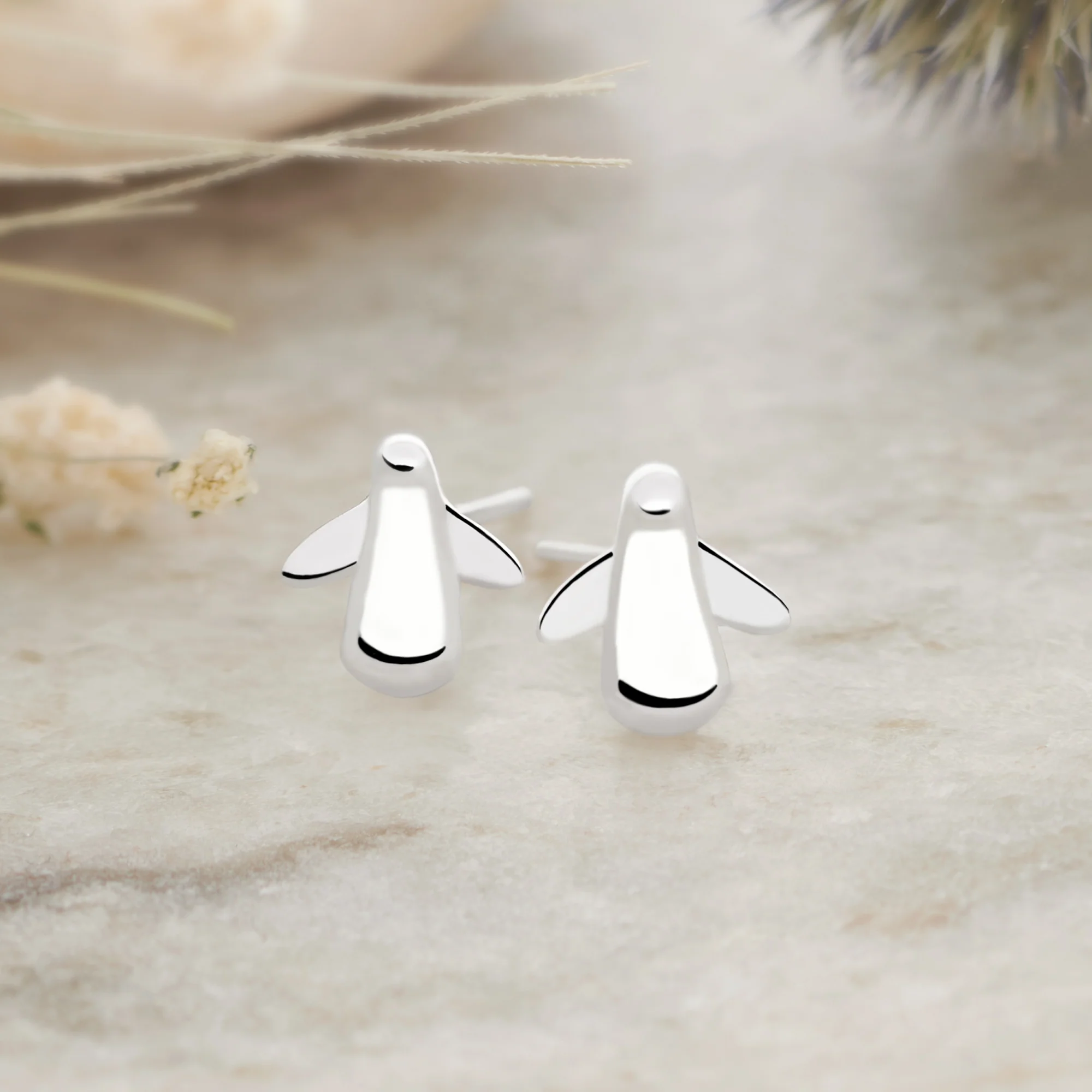 Playful Penguin Earrings