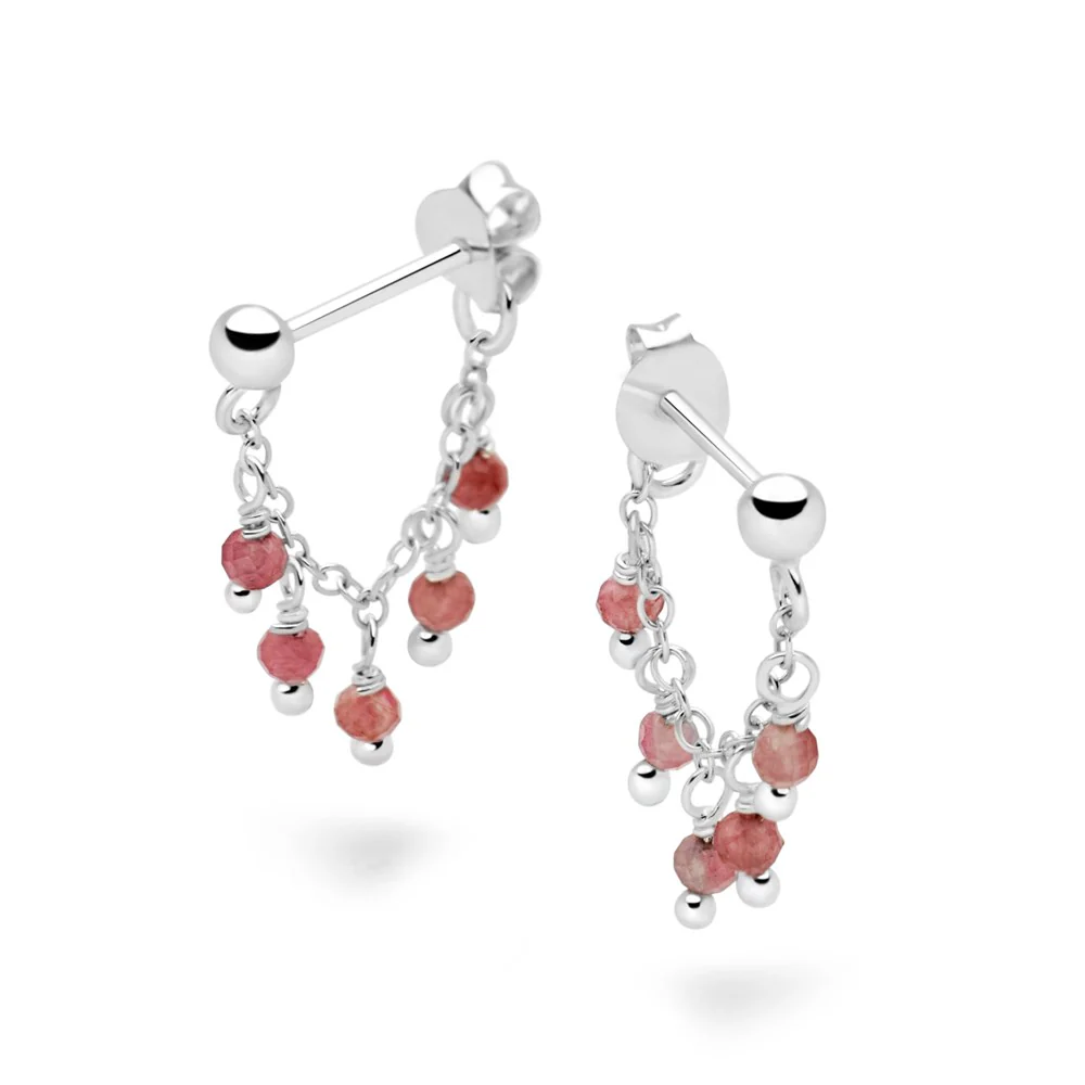 Raffia Tourmaline Earrings - Image 3