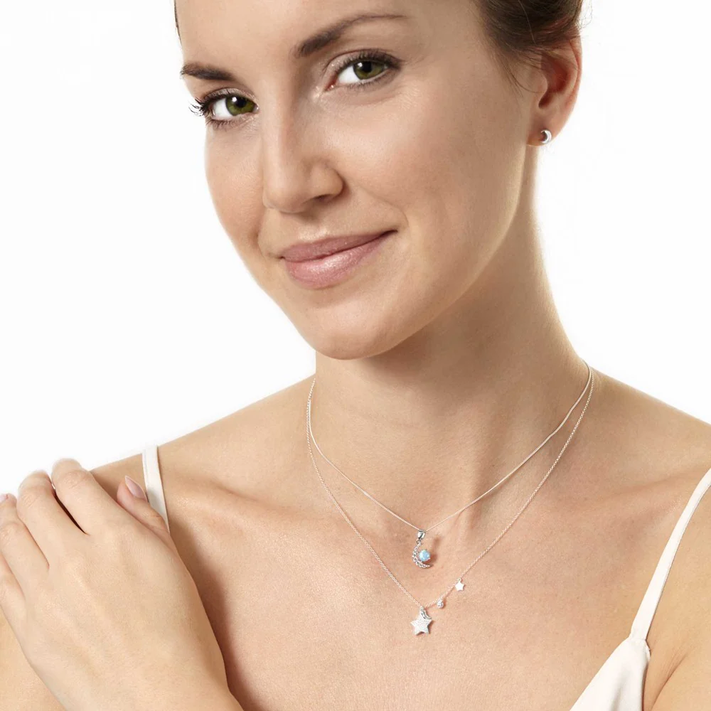 Night Sky Moon & Star Studs - Image 3