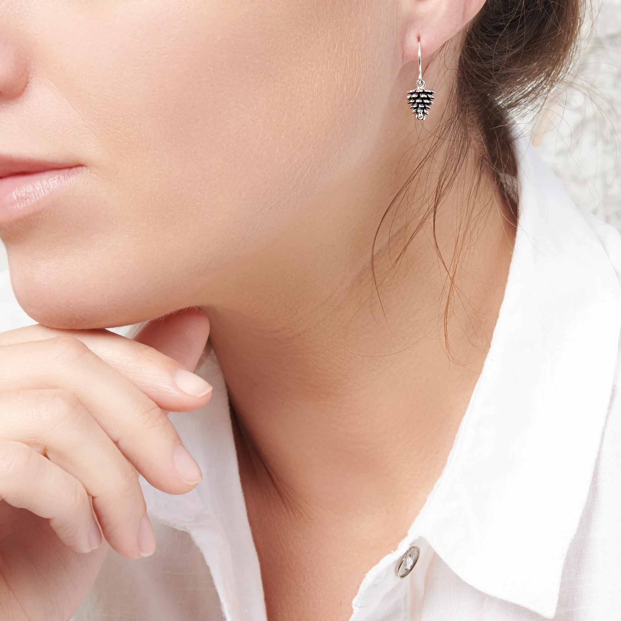 Pine Cone Earrings - Image 2