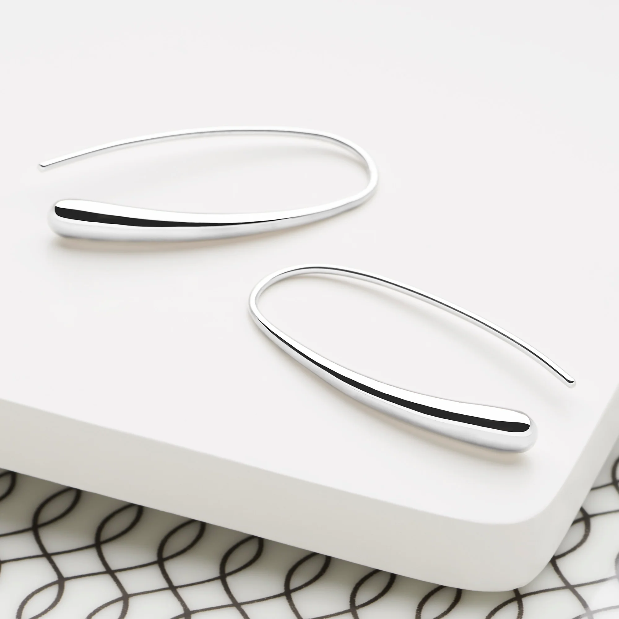 Slender Raindrop Earrings