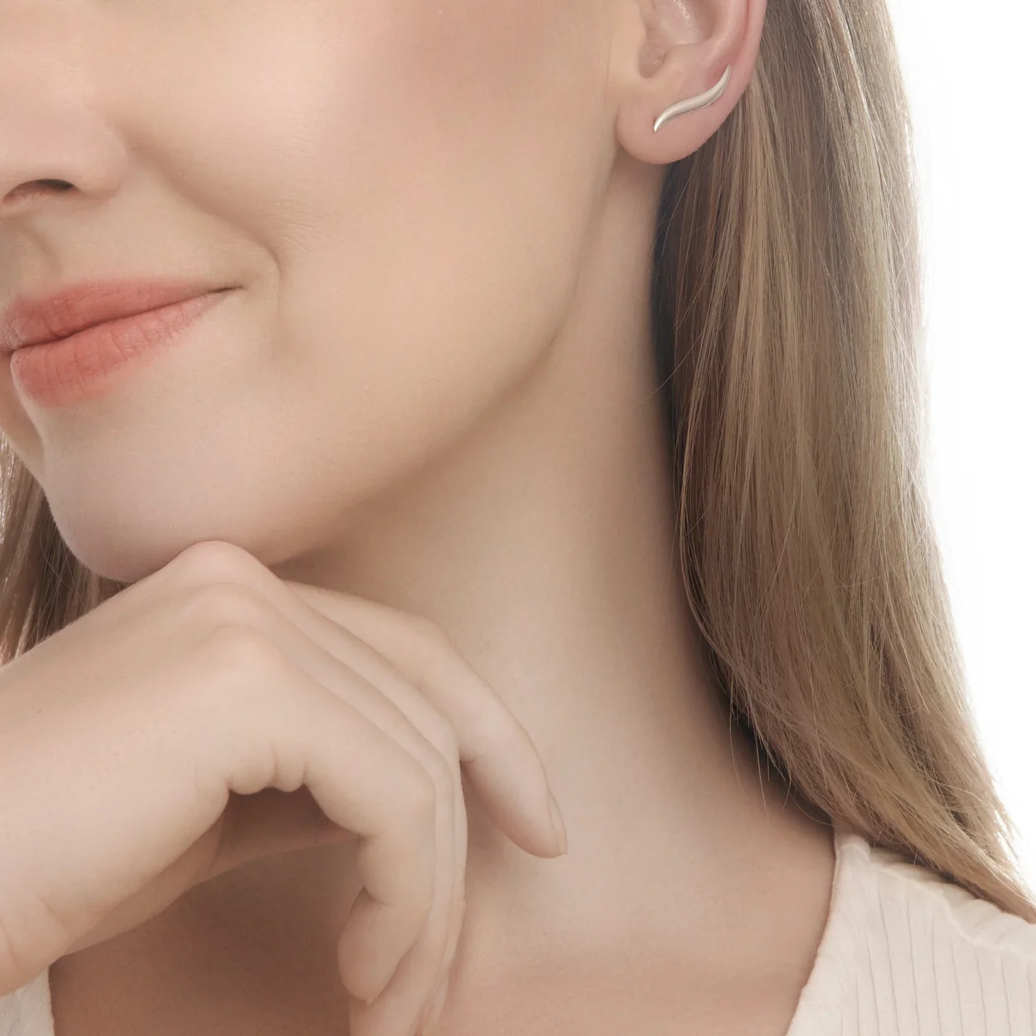 Helix Ear Climber Earrings - Image 2