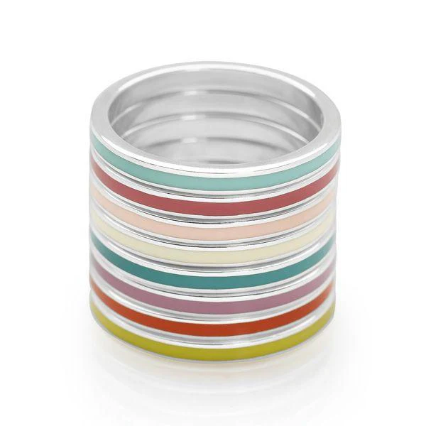Rouge Pink Stacking Ring - Image 3