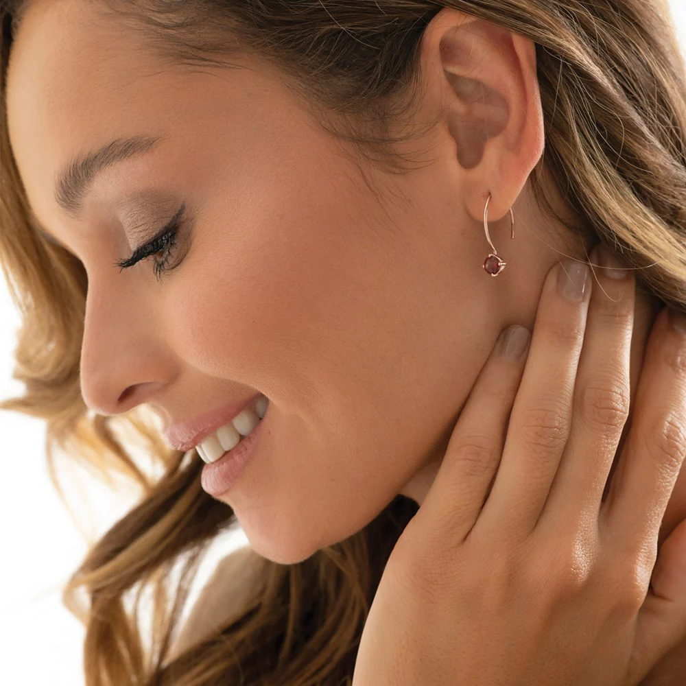 Garnet Arora Earrings - Image 2