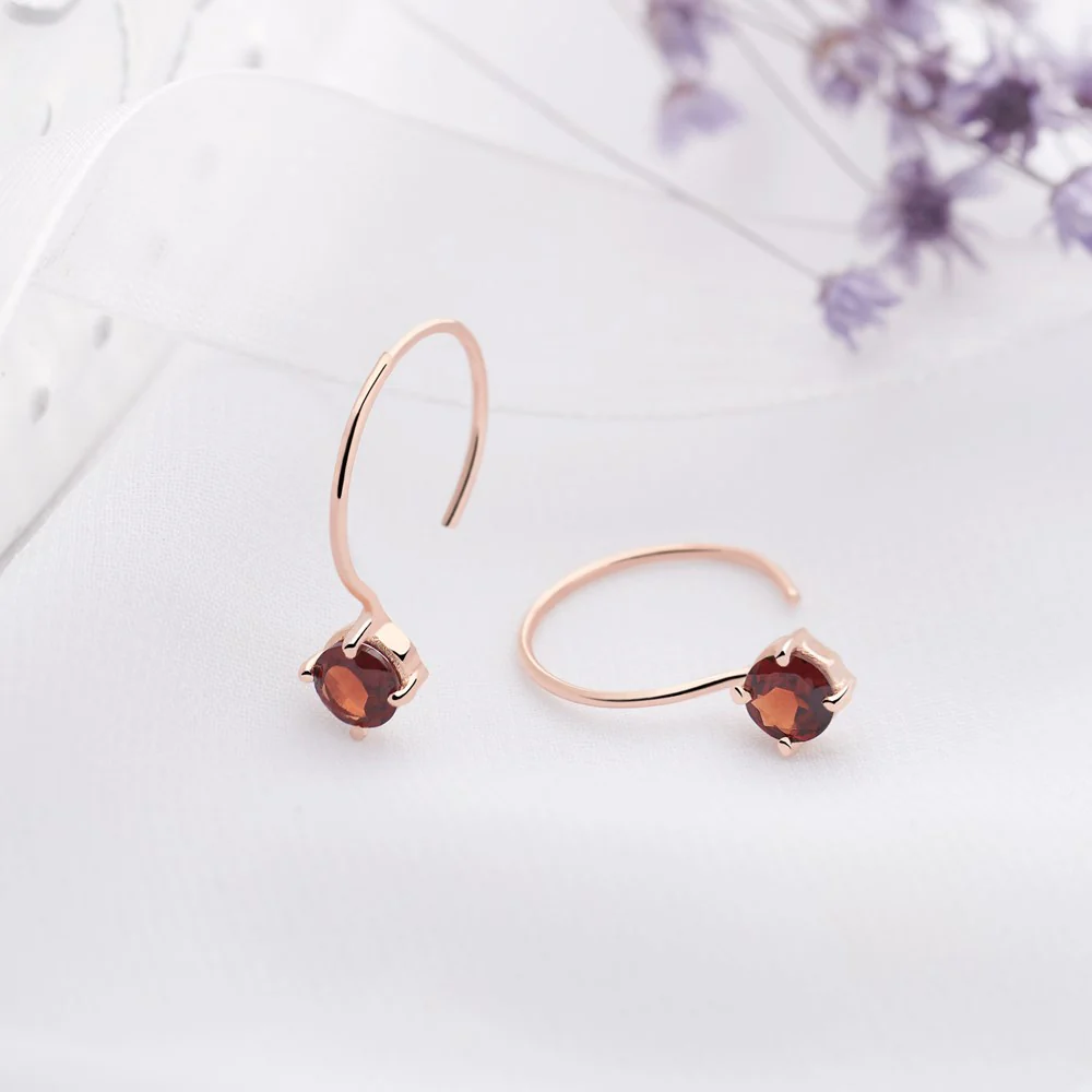 Garnet Arora Earrings - Image 4