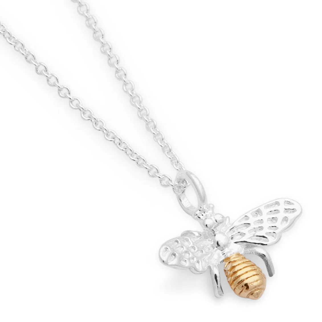 Bumble Bee Silver Pendant
