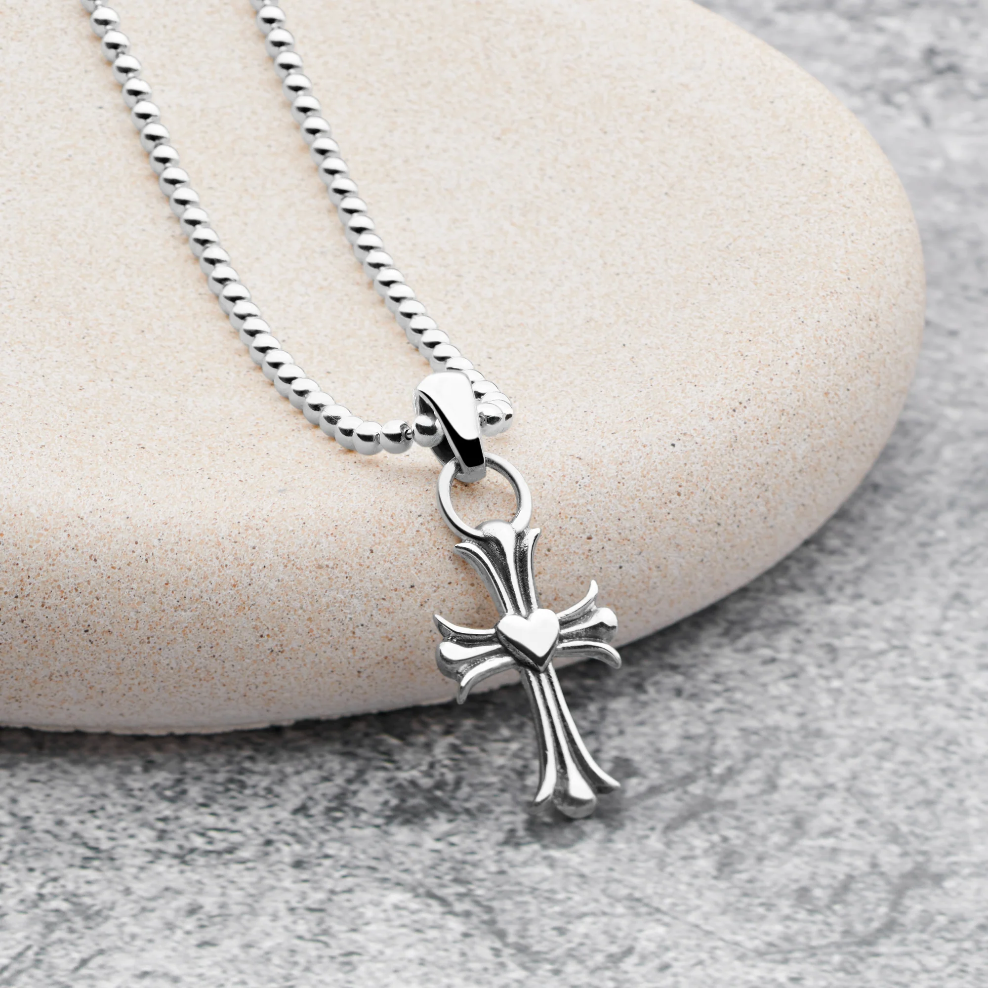 Gothic Style Cross Pendant - Image 2