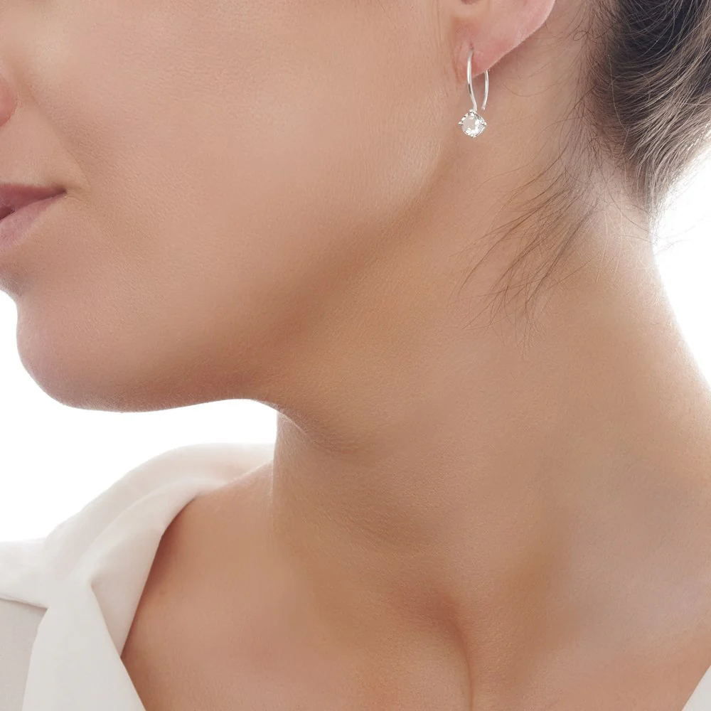 Green Amethyst Arora Earrings - Image 6