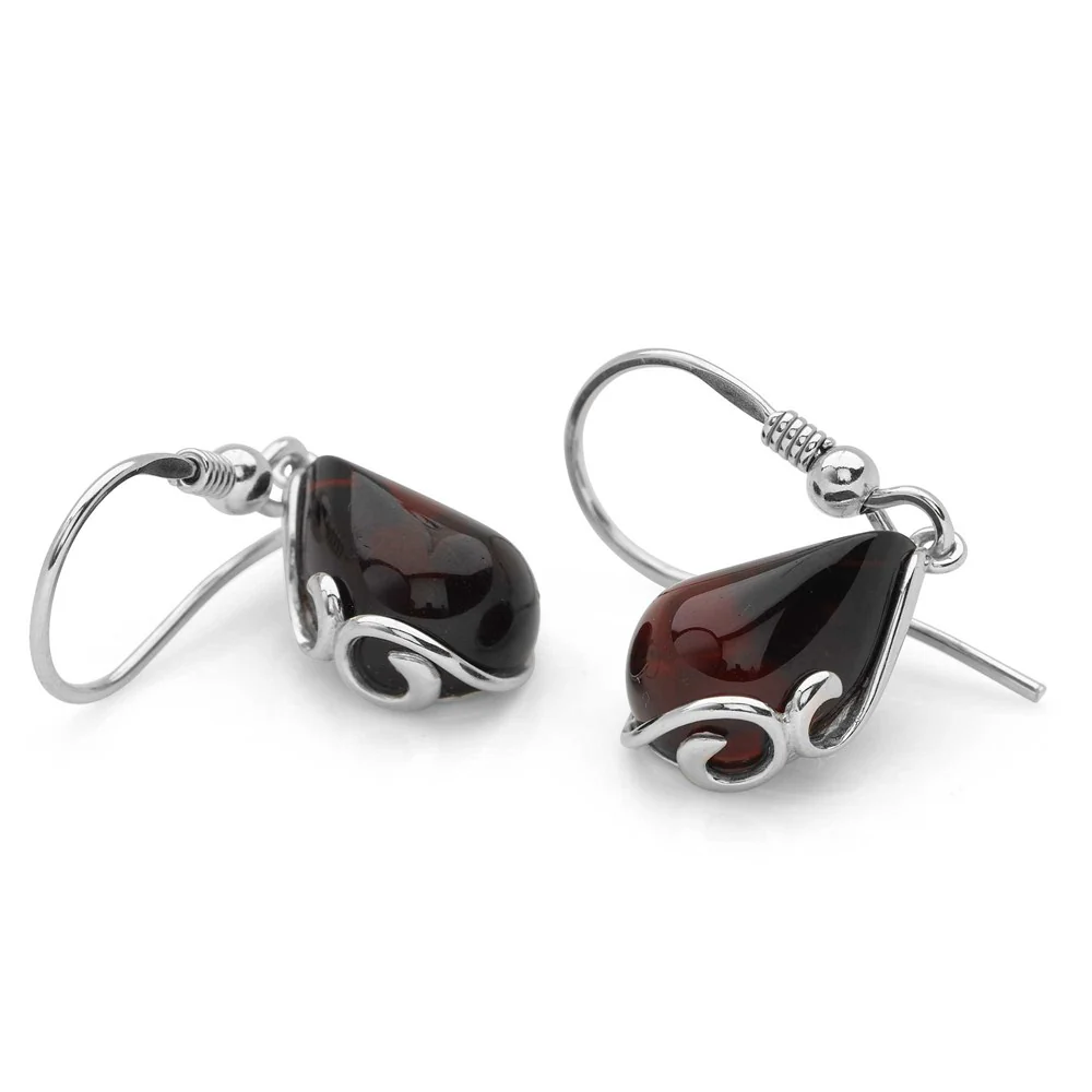 Honey Dew Amber Earrings - Image 5