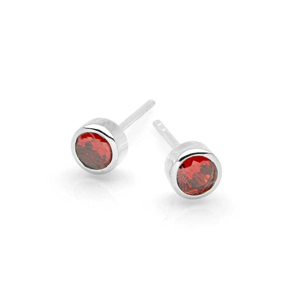 January Birthstone Studs