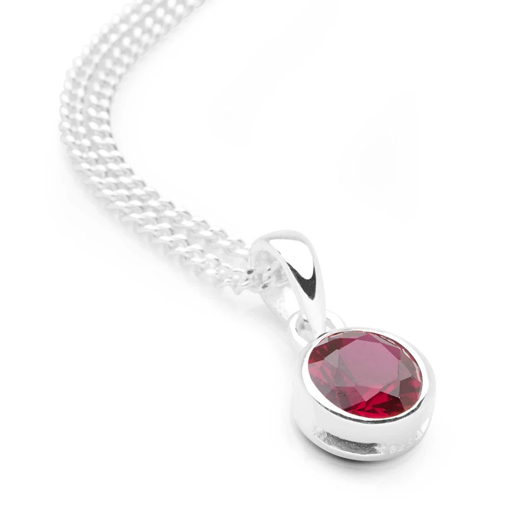 July Birthstone Pendant