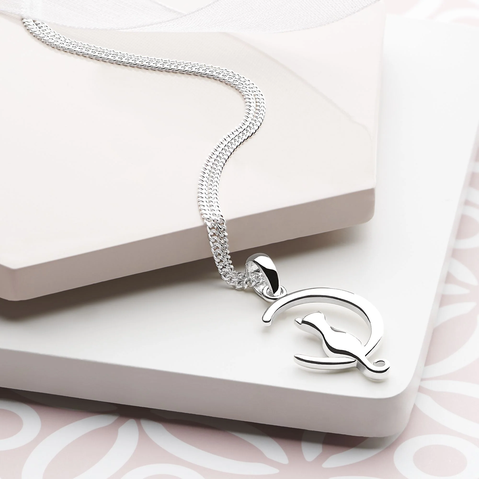 Kitty in the Moon Pendant - Image 2