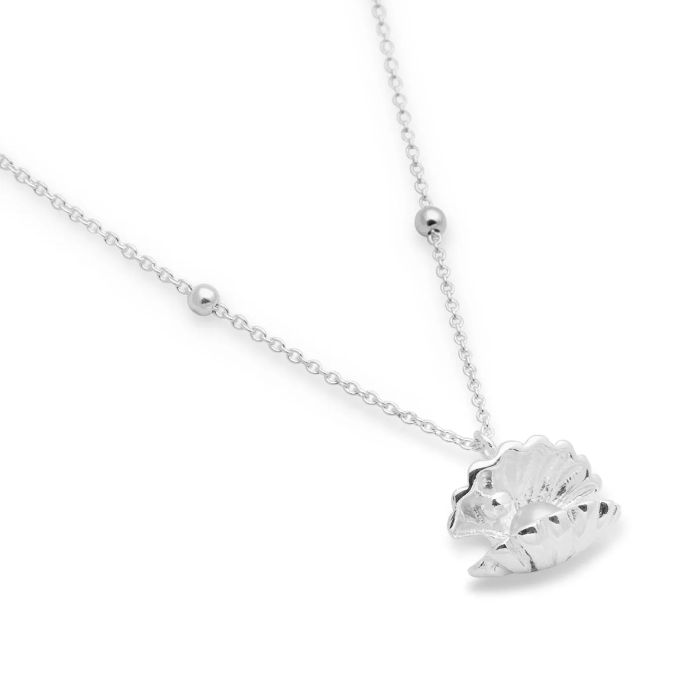 La Concha Silver Necklace