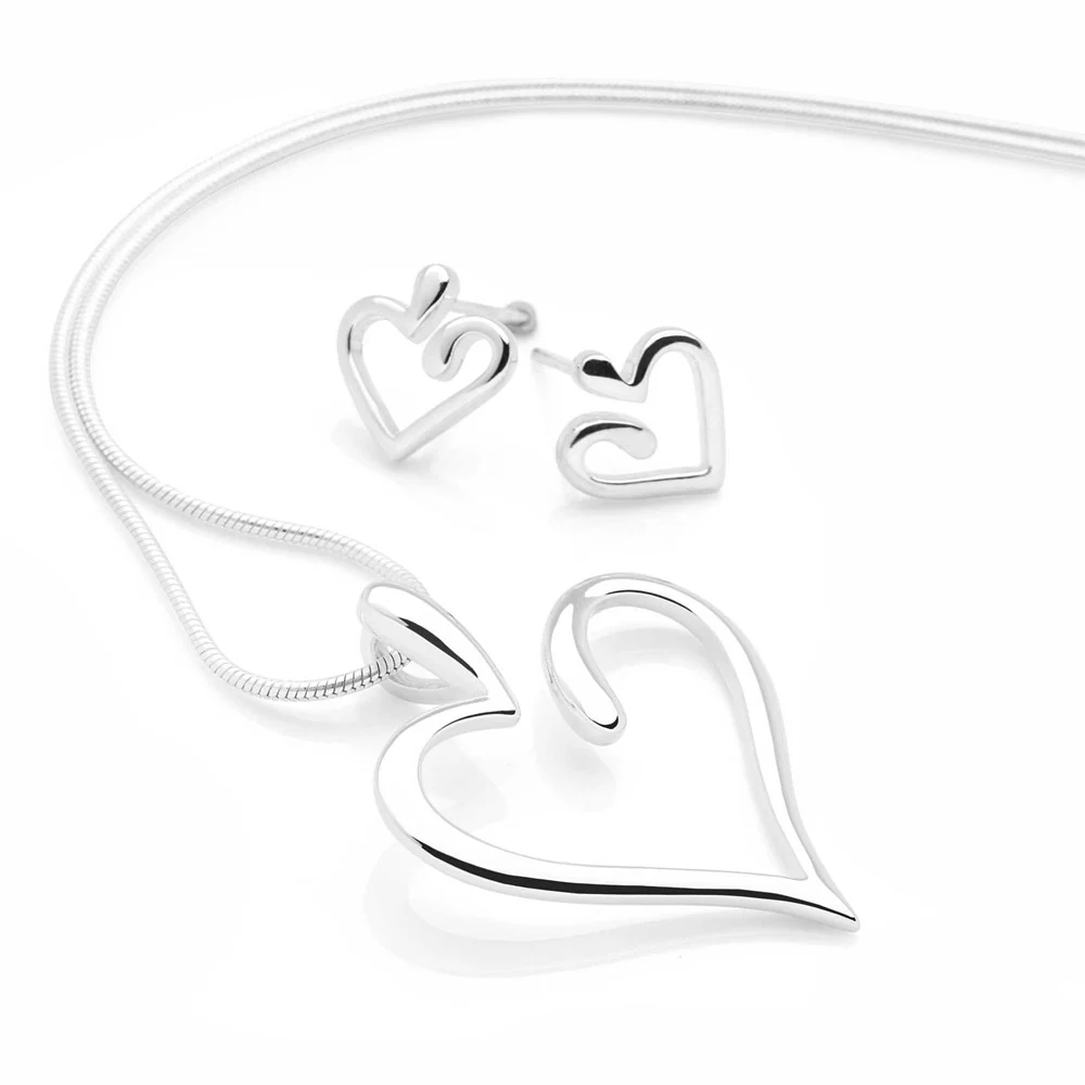 Love Heart Swirl Pendant - Image 5